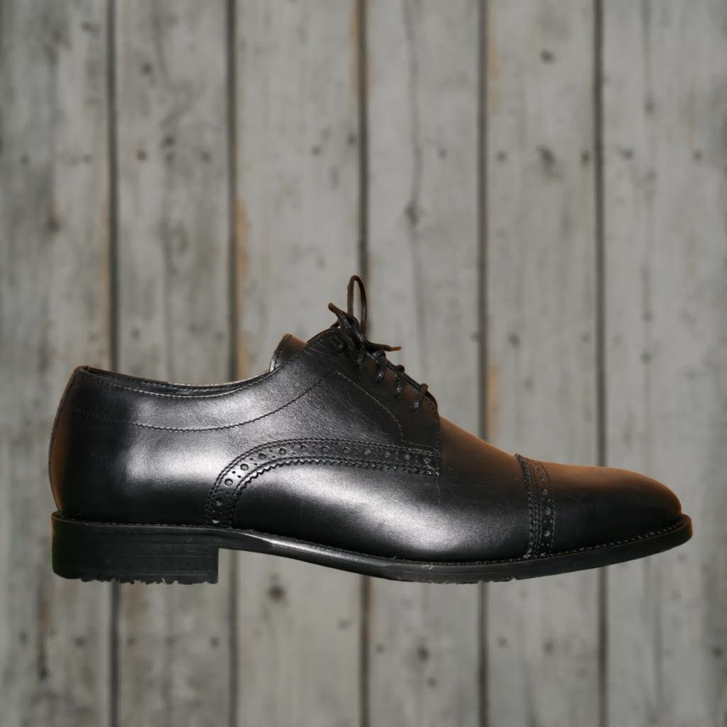 The Kooples VINTAGE The Kooples Black Leather Derby Shoes Cap Toe Mens 7-7.5 40 Leather Derby Shoes Men Black 40US 7-7.5 US 7-7.5 Mens Shoes Derby Cap Toe Size ONE SIZE - 1 Thumbnail