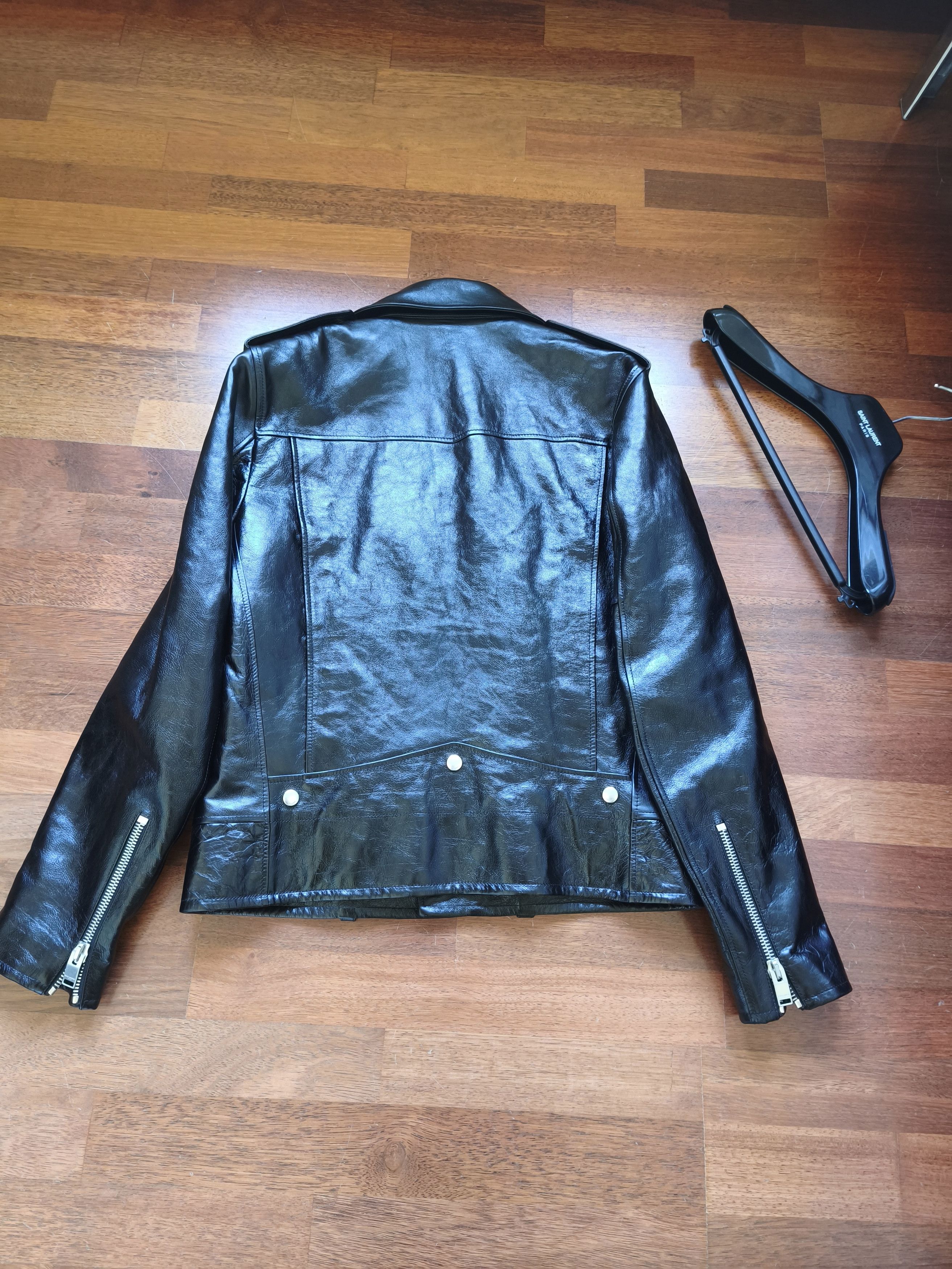 Saint Laurent Paris Saint Laurent Biker Leather Jacket Size US L / EU 52-54 / 3 - 2 Thumbnail