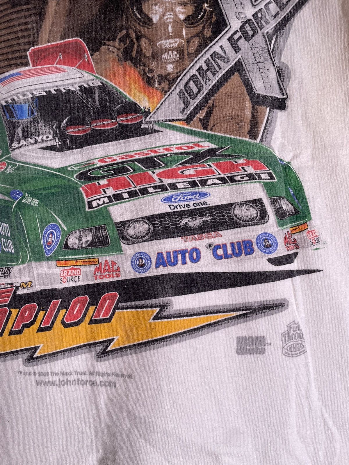 Vintage 2000’s Y2K VTG Vintage John Force 14 NASCAR Race Car Shirt Size US S / EU 44-46 / 1 - 5 Thumbnail