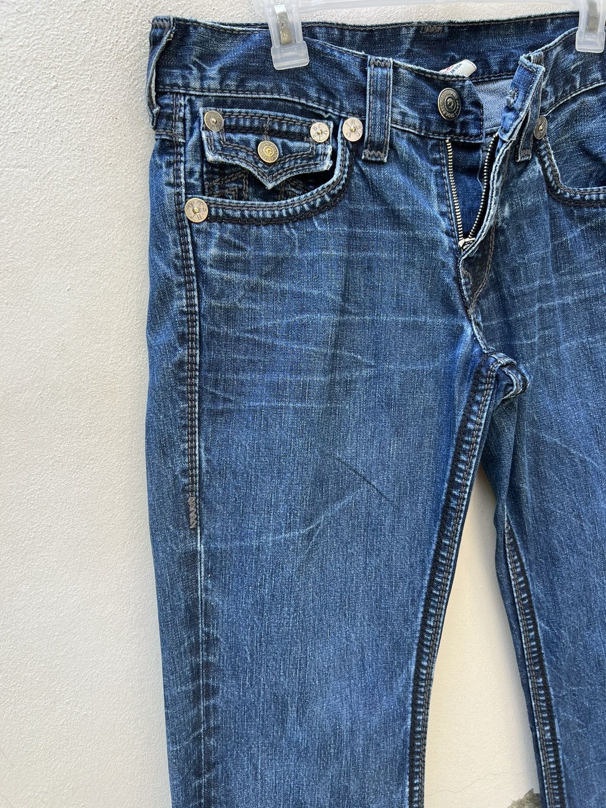 Vintage 2000s True Religion Blue Denim Straight Leg Jeans