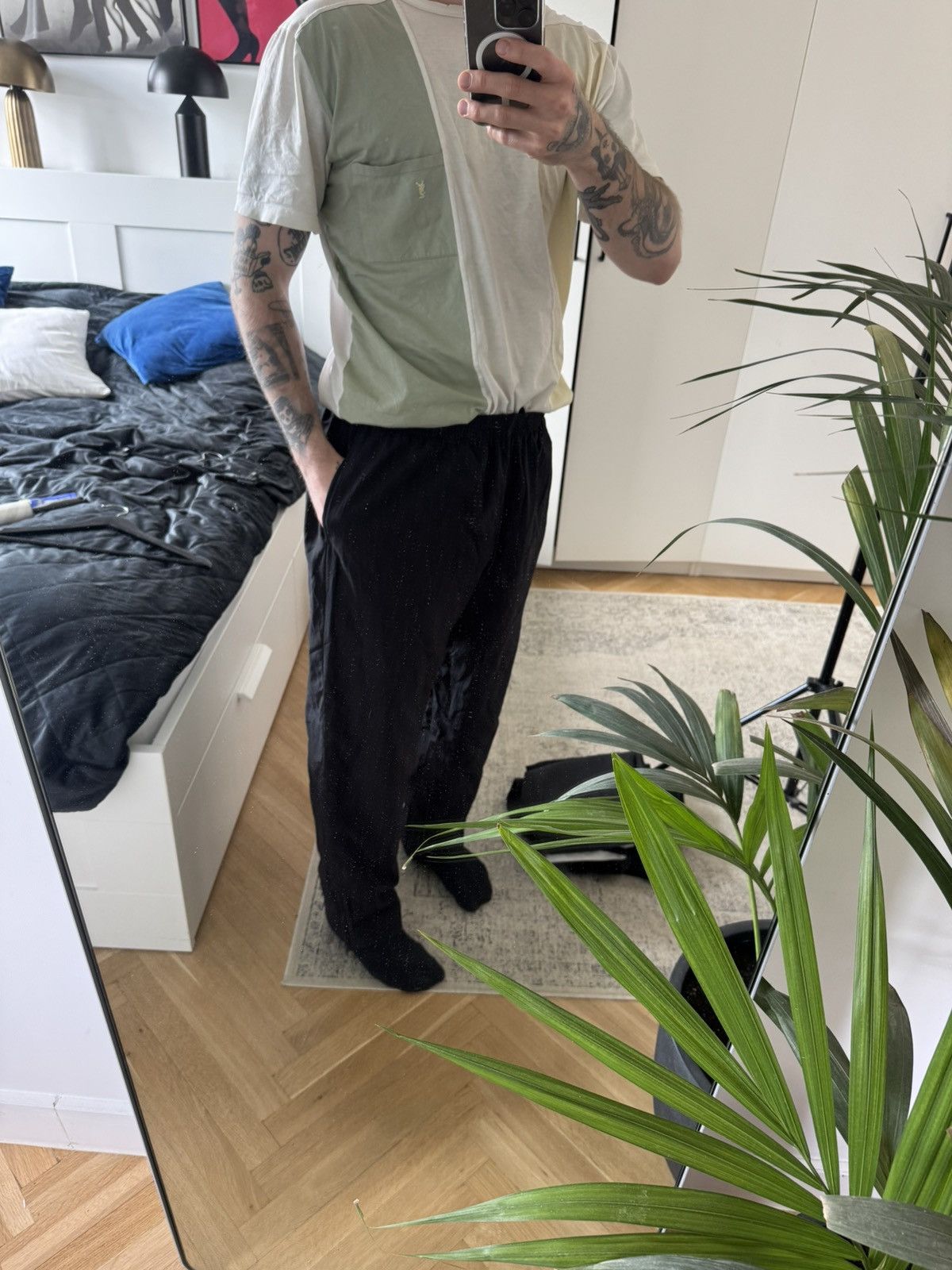 Thunderdome Vintage Australian 90s Track Pants Black Grail Gabber Wear Size US 33 - 3 Thumbnail