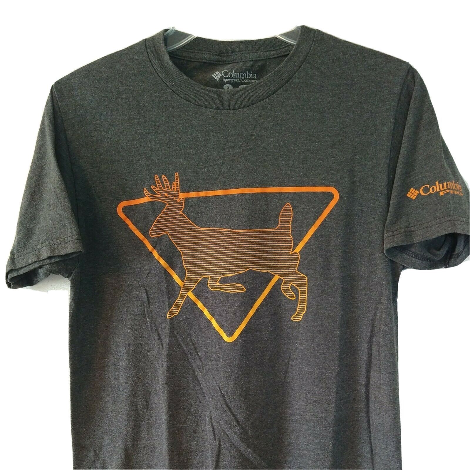 Columbia Columbia PHG Deer Shirt T-shirt Men Size S Heather Grey Size US S / EU 44-46 / 1 - 1 Thumbnail