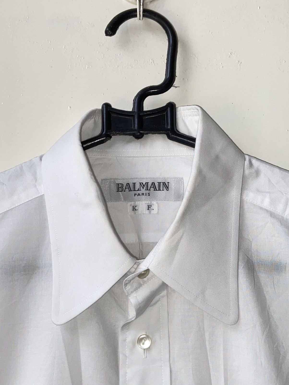 Balmain BALMAIN PARIS White Shirt Size US M / EU 48-50 / 2 - 13 Thumbnail