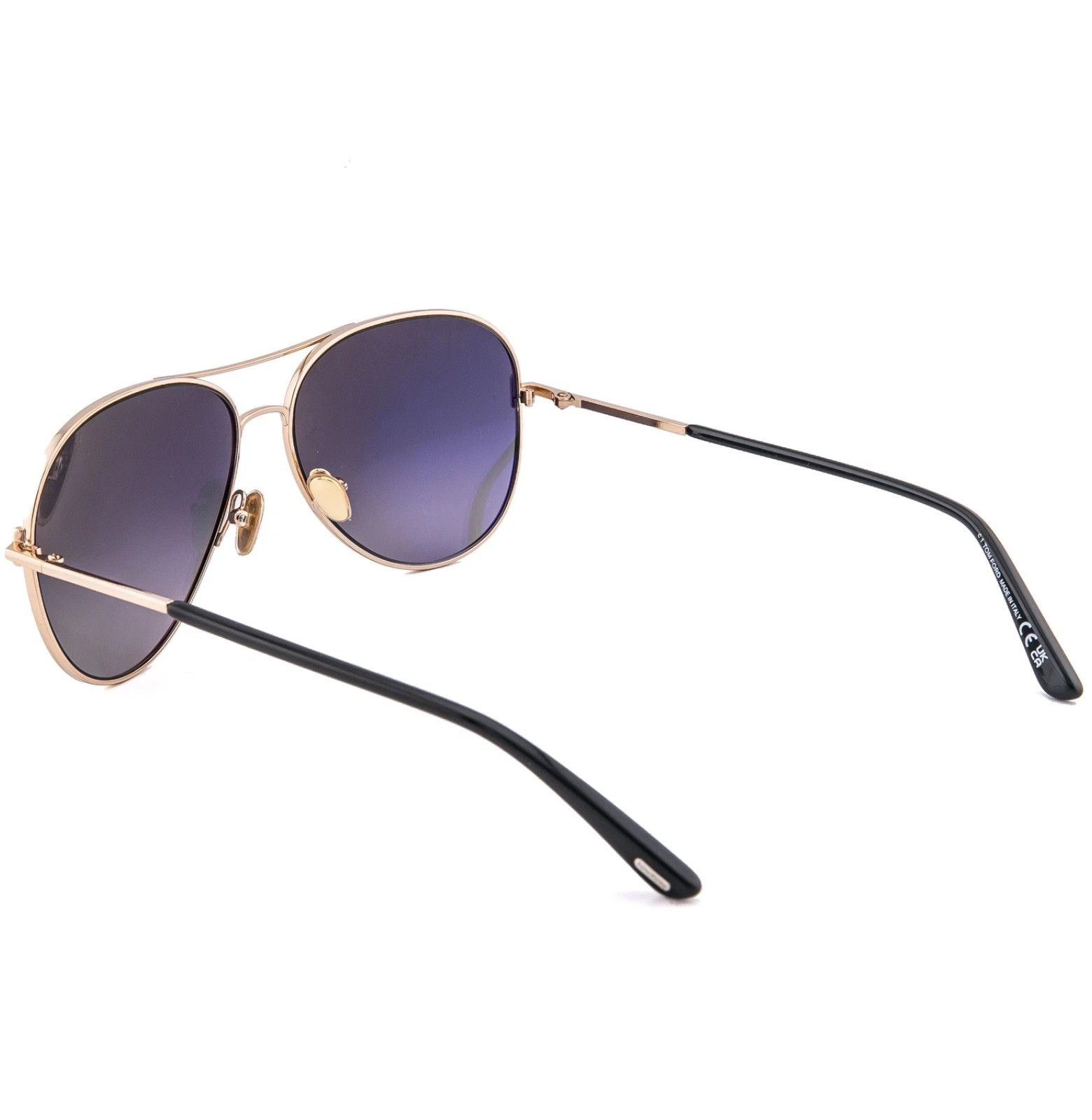 Tom Ford TOM FORD CLARK TF0823 28D Gold Pilot Sunglass 0823 FT0823 Size ONE SIZE - 4 Thumbnail