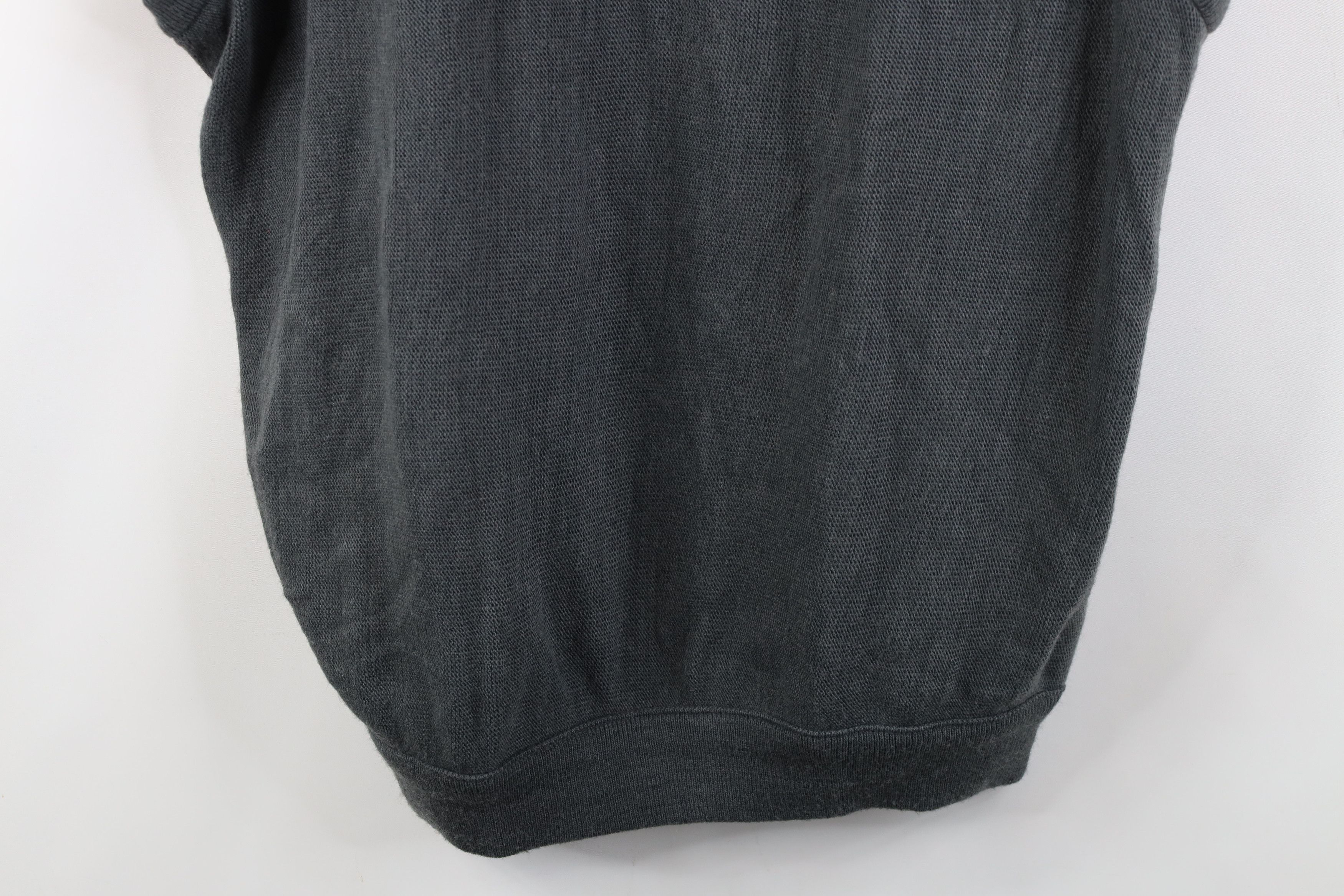 Izod Vintage 90s Izod Knit V-Neck Sweater Vest Gray Acrylic USA Size US XL / EU 56 / 4 - 3 Thumbnail