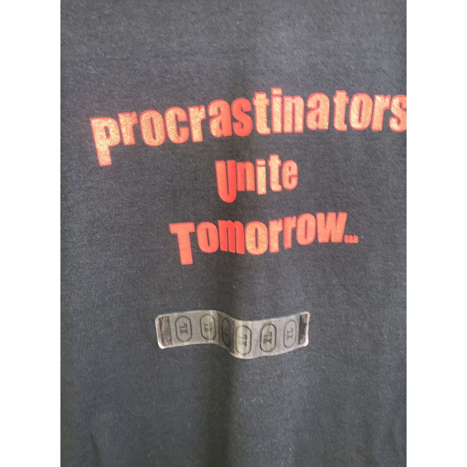 Vintage VINTAGE Steve & Barry’s Funny Graphic Black T Shirt Adult XL NWT Short Sleeve Crew Neck Cotton Blend 90s Size US XL / EU 56 / 4 - 2 Thumbnail