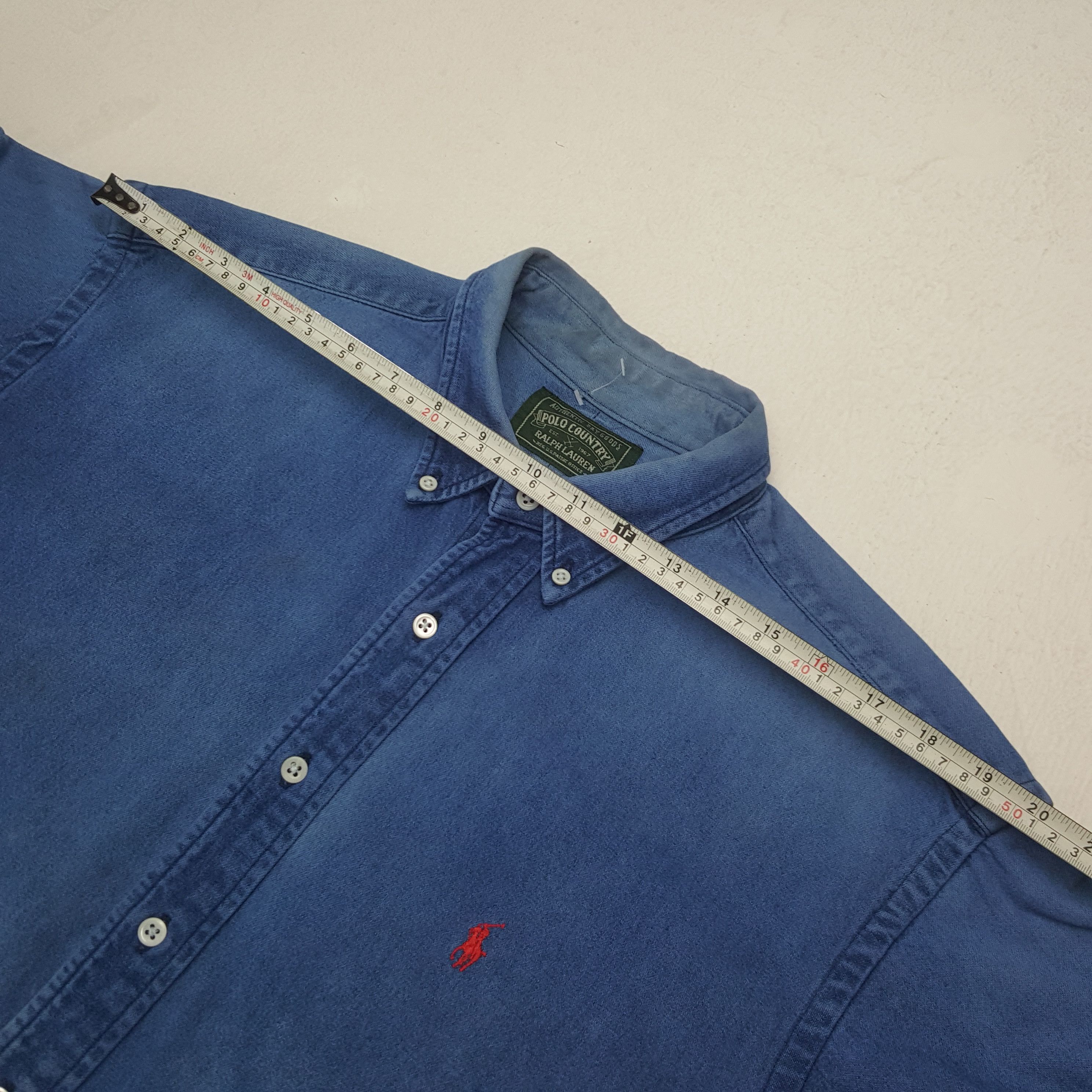 Polo Ralph Lauren × Vintage Vintage Polo Ralph Lauren American Shirt Button Up C285N50 Size US XL / EU 56 / 4 - 5 Thumbnail