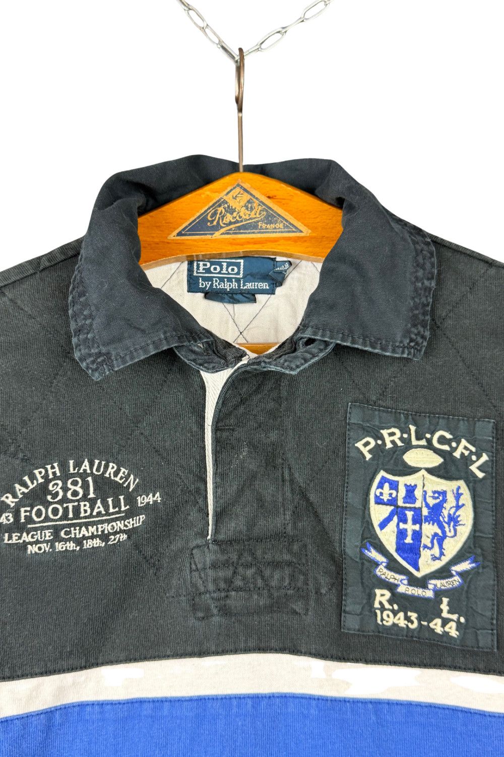 Polo Ralph Lauren RL “RLPC 1943–44” Football Hooded Rugby – Custom Fit S Size US S / EU 44-46 / 1 - 4 Thumbnail