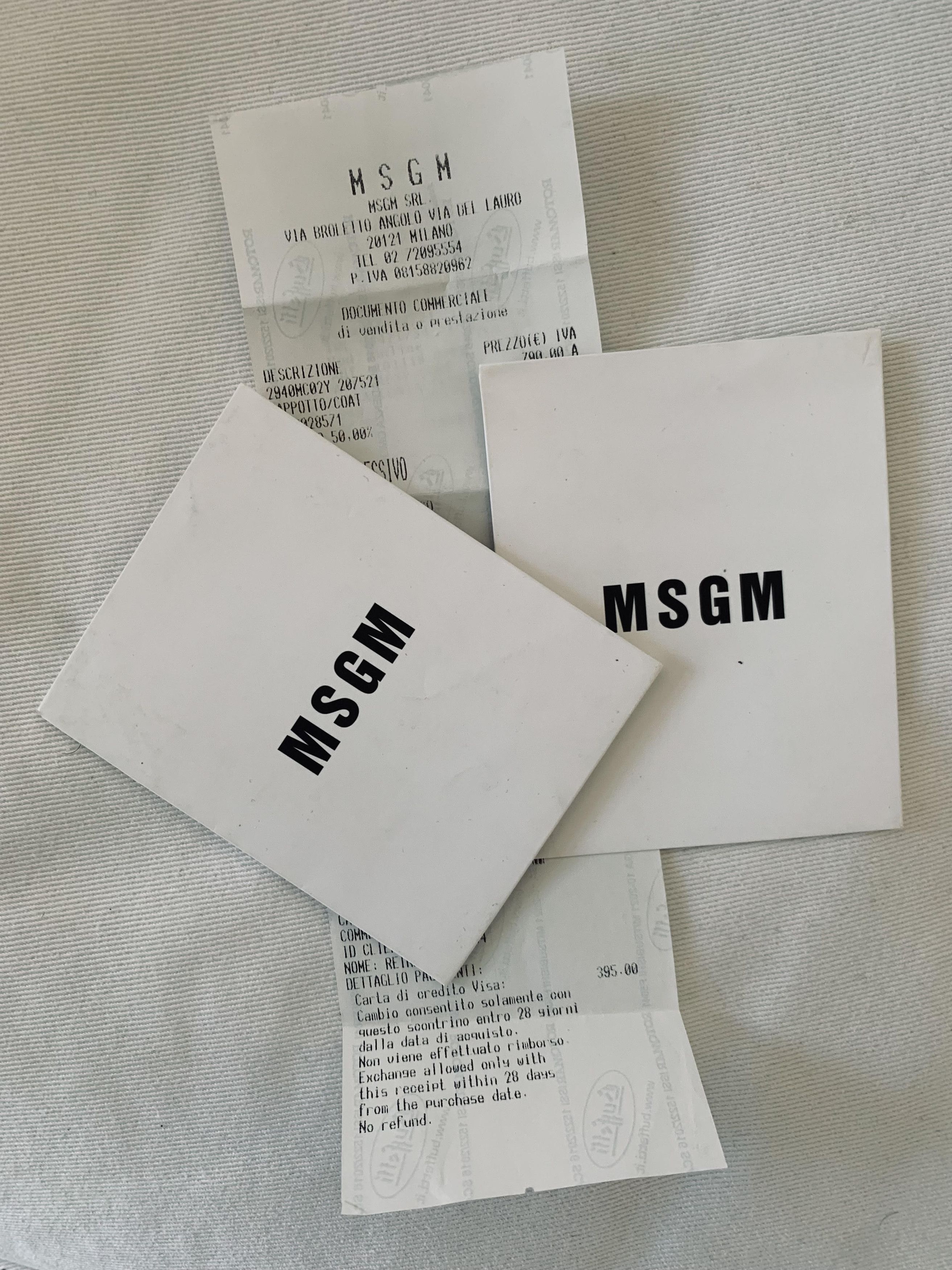 MSGM MSGM Milano Coat Trenchcoat Green M NEW w Tags + Reciept Size US M / EU 48-50 / 2 - 4 Thumbnail