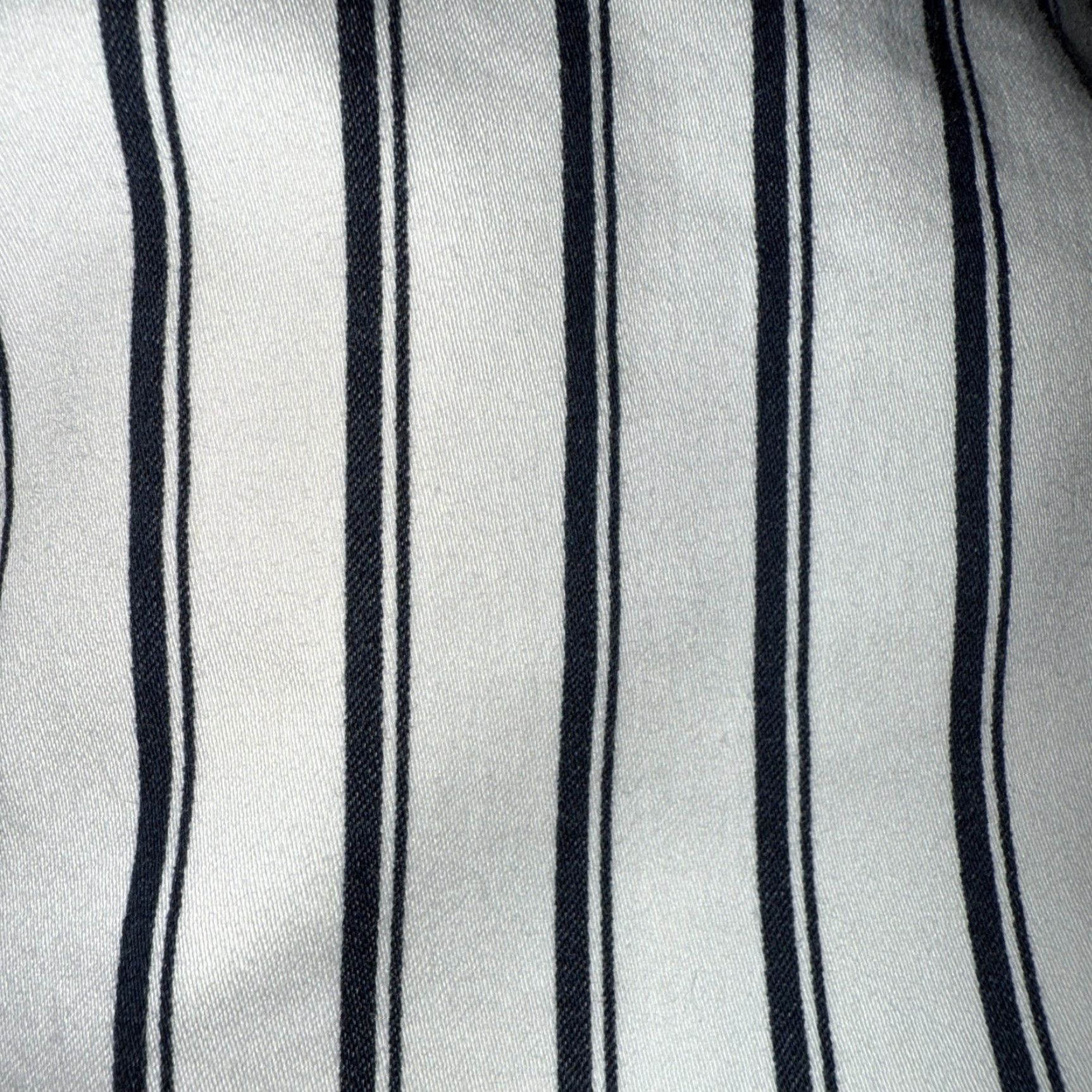 H&M H&M Pants Women’s 10 Navy Blue & White Striped Ankle Stretch Side Zip Flat Front Casual City Nautical Preppy Size 32" / US 10 / IT 46 - 6 Thumbnail