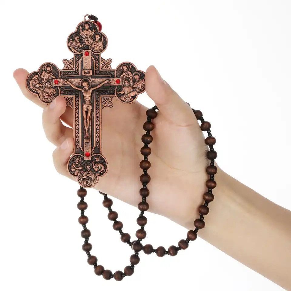 Vintage Jesus Christ Cross Pendant Necklace Size ONE SIZE - 1 Thumbnail
