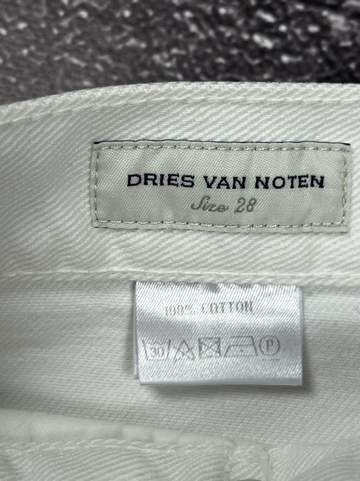 Dries Van Noten Dries Van Noten White Denim Pants Jeans Size 28 Size 28" / US 6 / IT 42 - 12 Thumbnail