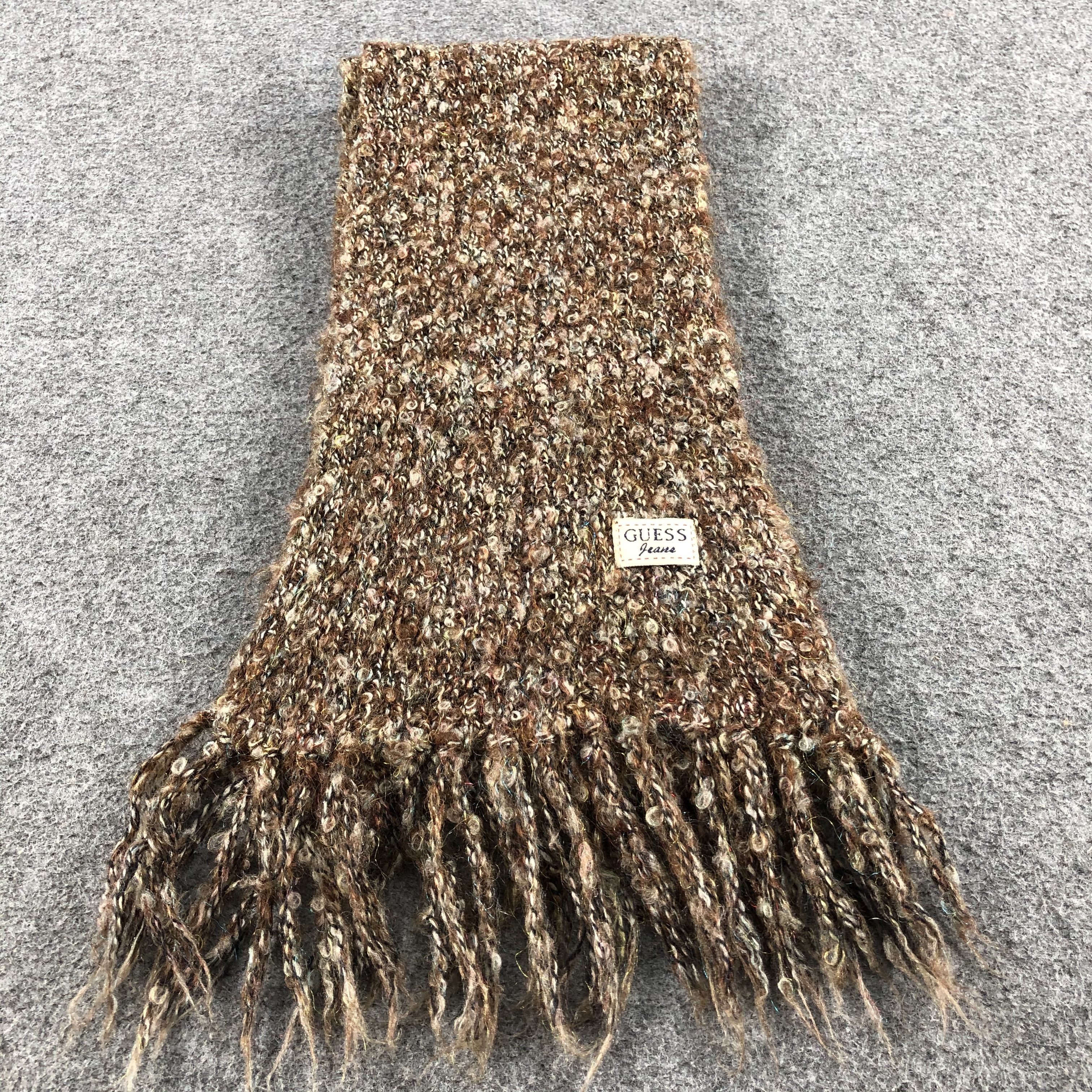 Guess Guess Jeans Wool Scarf Muffler V685 Size ONE SIZE - 2 Thumbnail