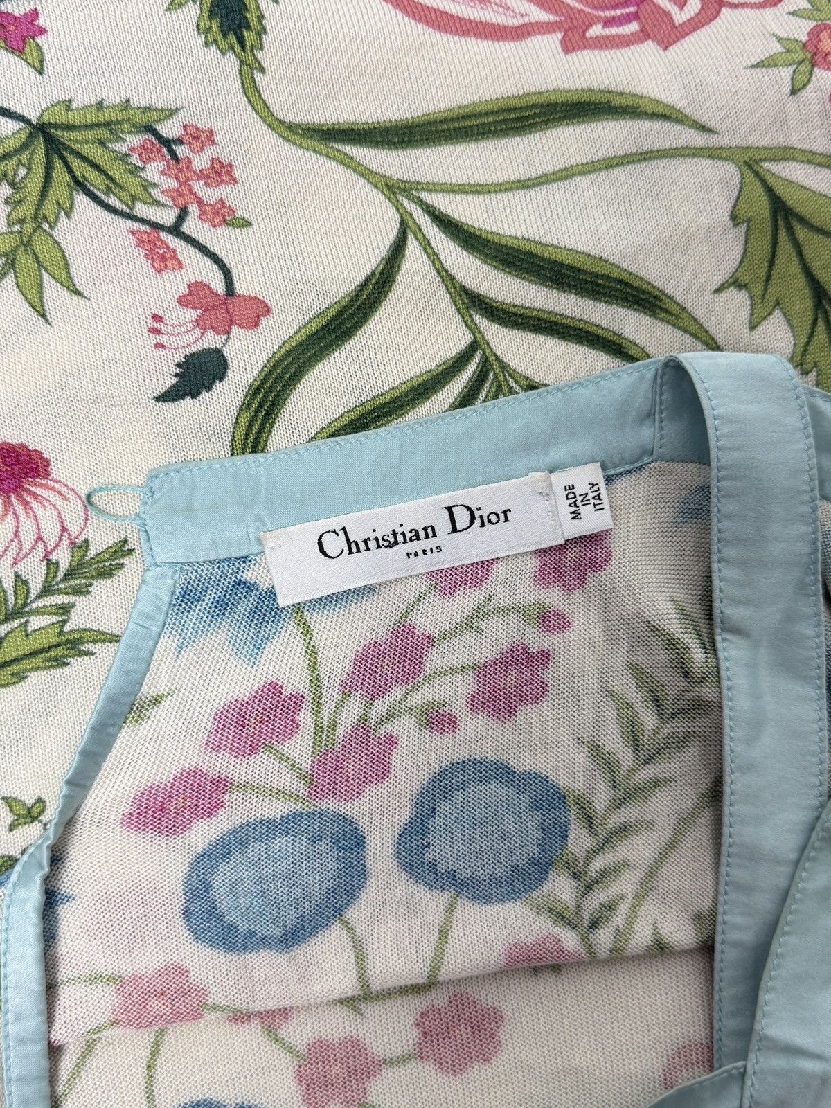 Dior Dior S/S2008 Floral Silk Flared Paneled Top Size M / US 6-8 / IT 42-44 - 8 Thumbnail