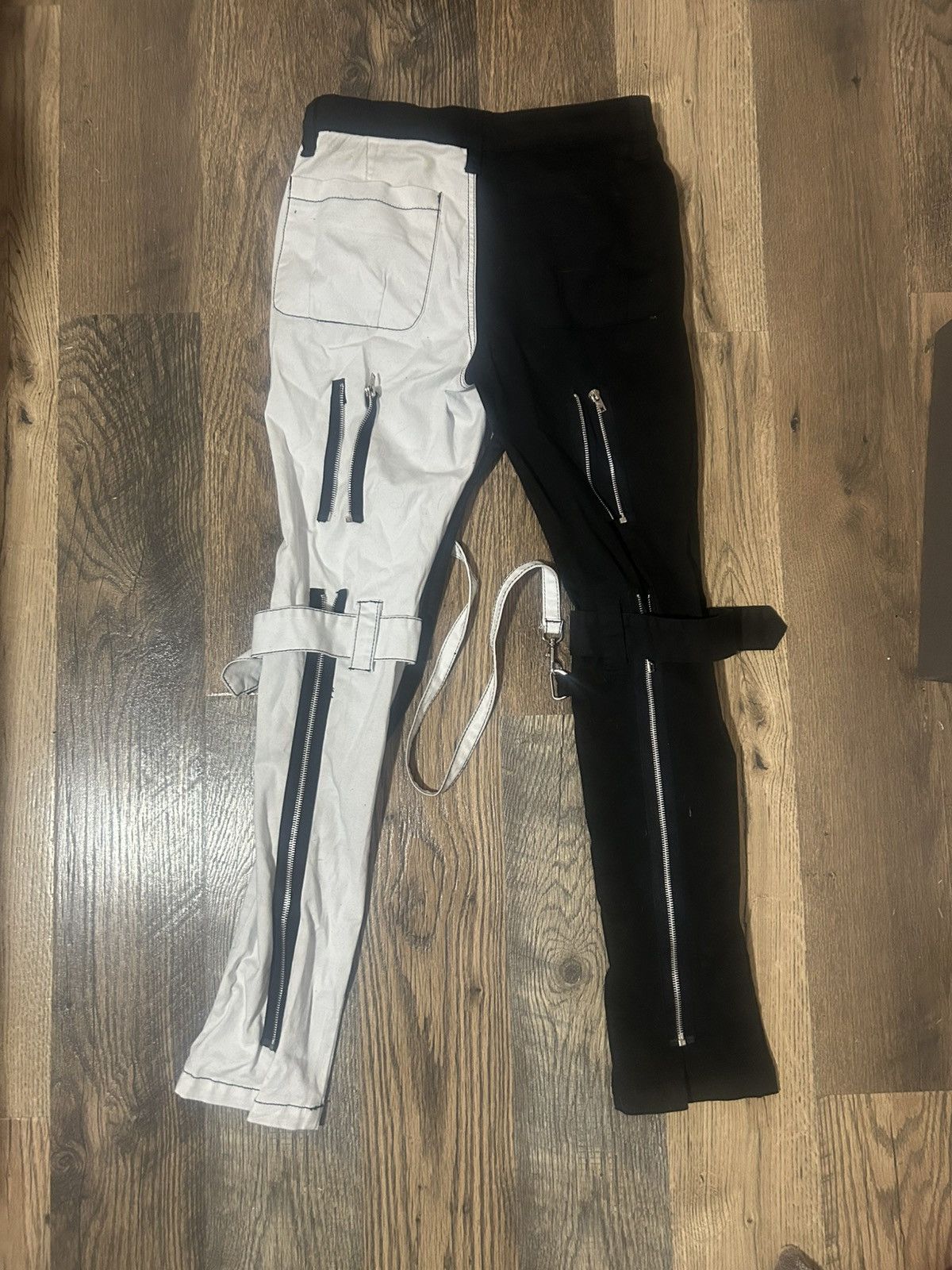 Tripp NYC Tripp Nyc split bondage jeans black and white Size US 30 / EU 46 - 2 Thumbnail