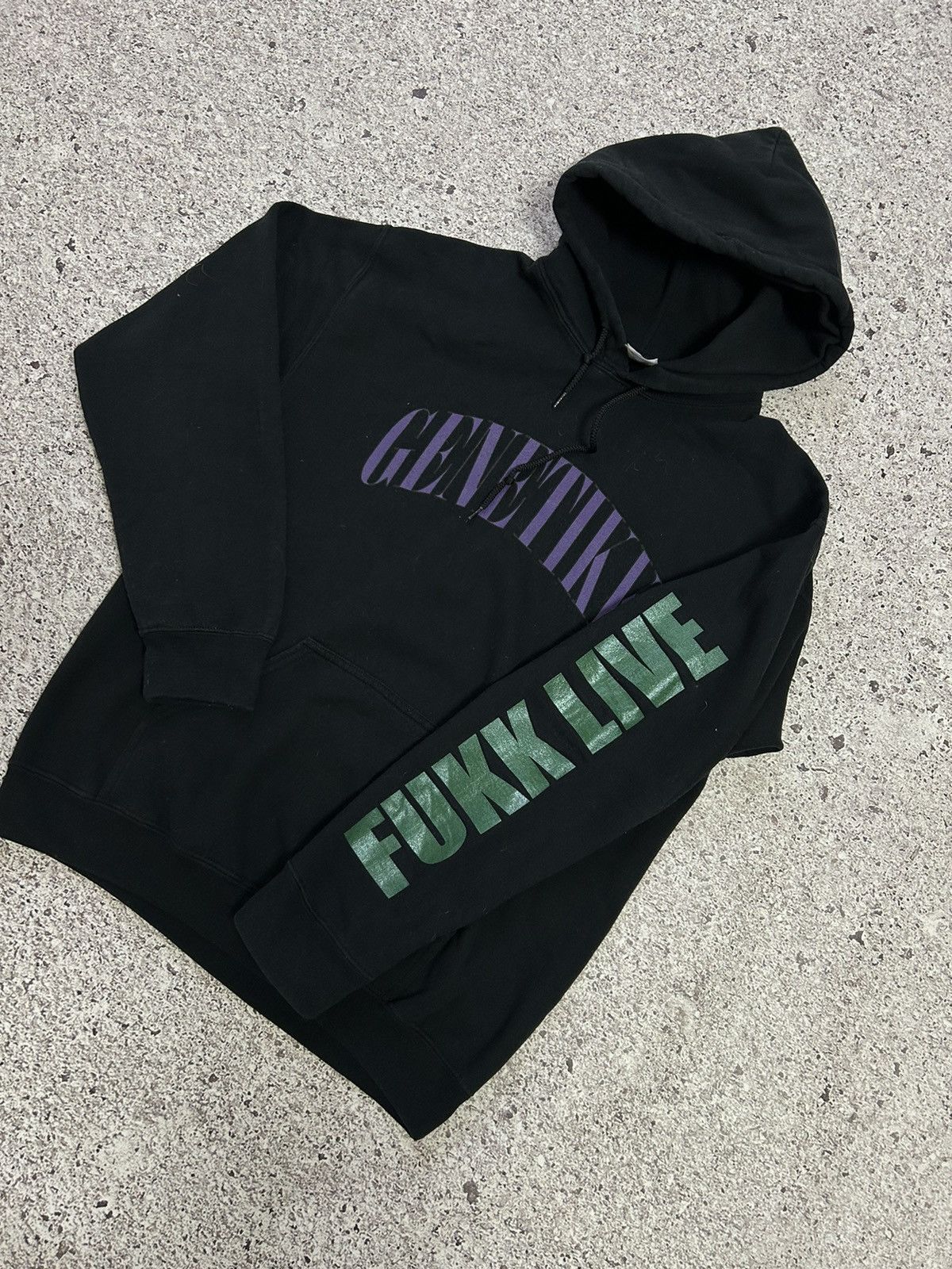 Band Tees × Vintage Genetikk Fukk Live Tour 2017 Y.A.L.A Rock Band Hoodie Y2K Size US M / EU 48-50 / 2 - 9 Thumbnail