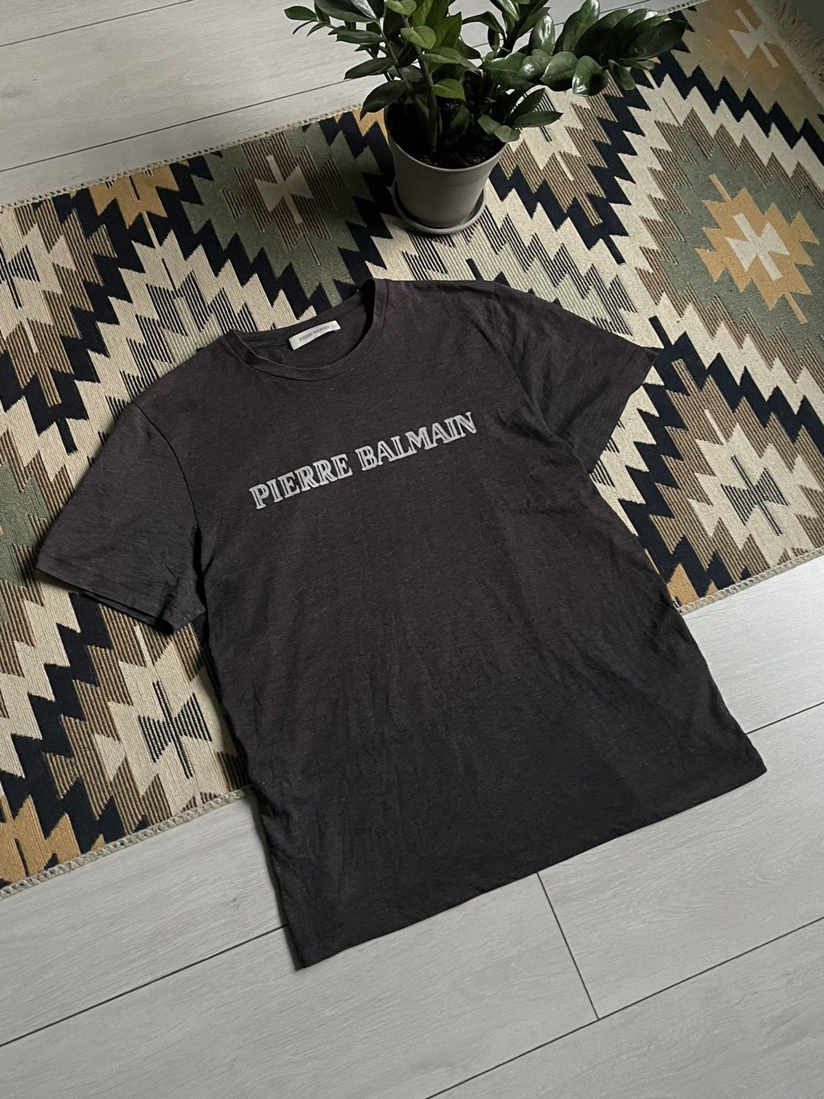 Pierre Balmain Pierre Balmain Logo T-shirt Size US M / EU 48-50 / 2 - 2 Thumbnail