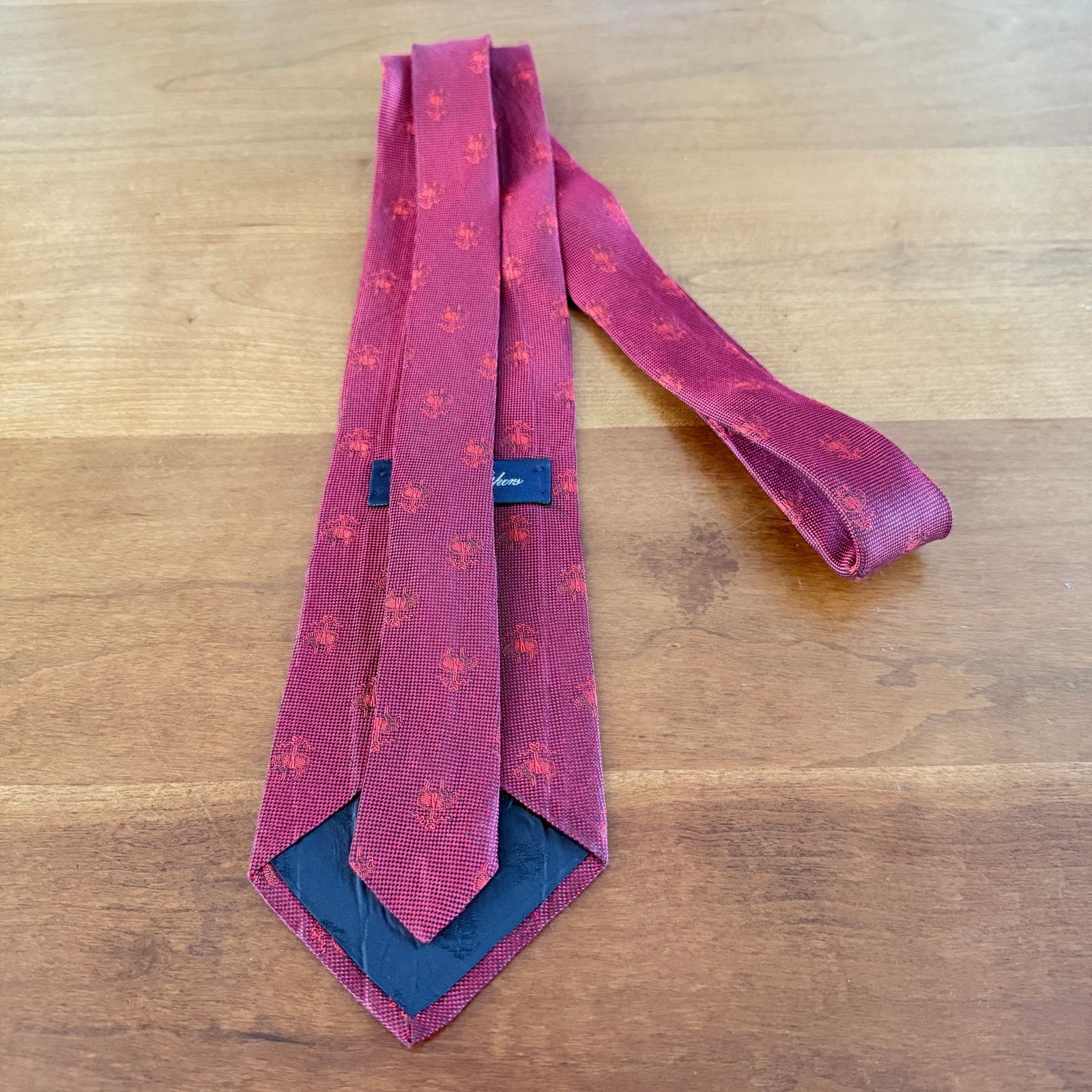Other Brooks Brothers Makers Geometric Silk Men's Tie Size ONE SIZE - 5 Thumbnail