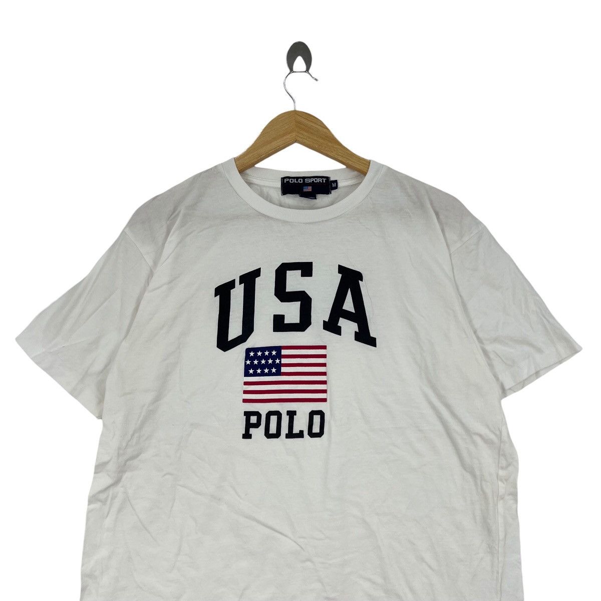 Polo Ralph Lauren Vintage POLO SPORT USA By Ralph Lauren T-Shirt Size US M / EU 48-50 / 2 - 2 Thumbnail