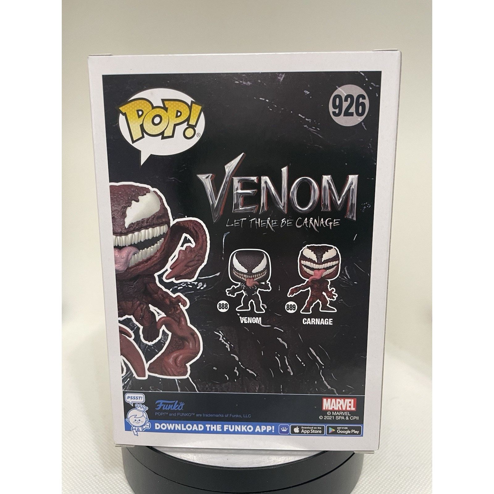 Marvel Comics Funko Pop! Carnage - #926 Fall Convention - Mint Size ONE SIZE - 5 Thumbnail