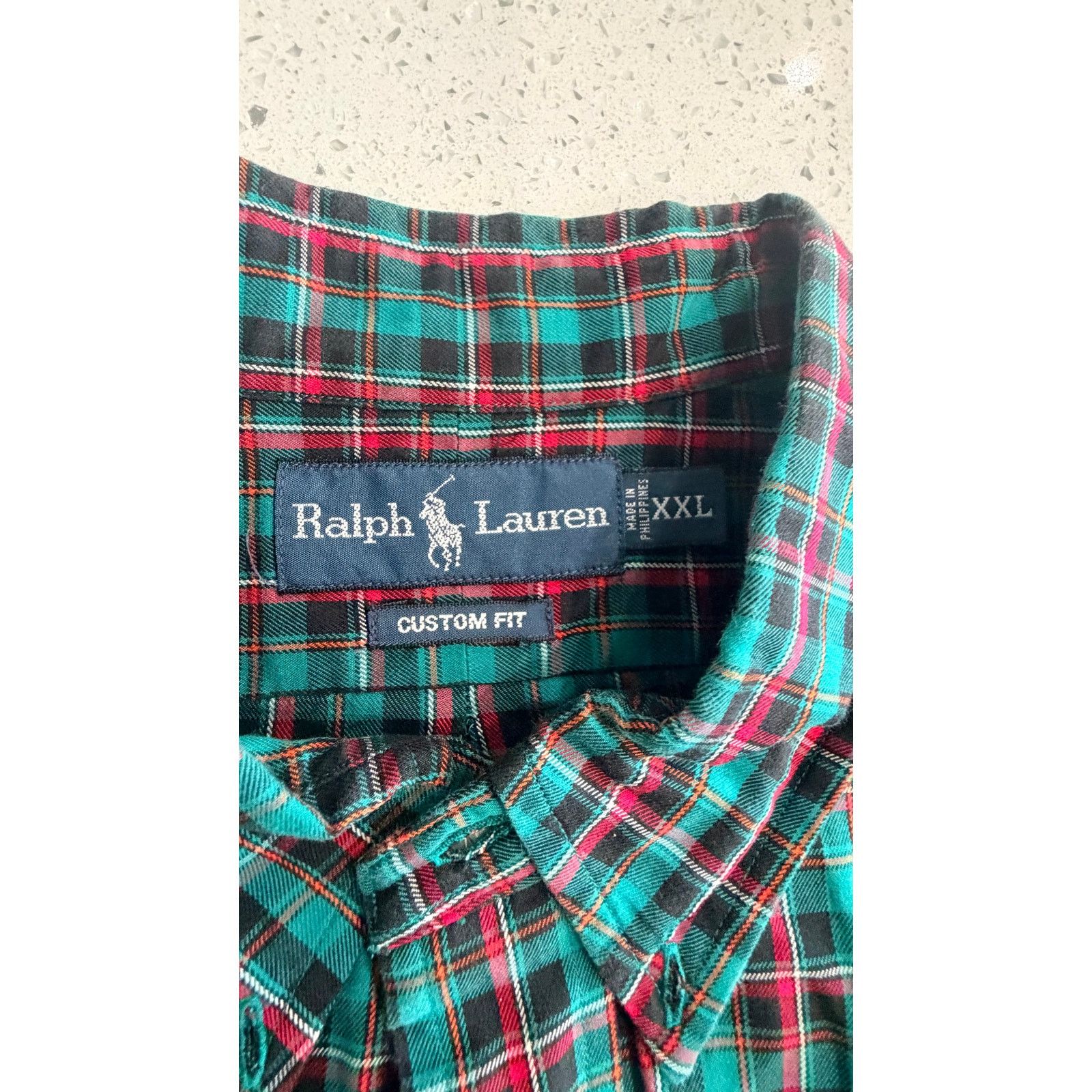 Ralph Lauren Vtg Ralph Lauren Plaid Button Down Shirt Long Sleeve XXL Size US XXL / EU 58 / 5 - 2 Thumbnail