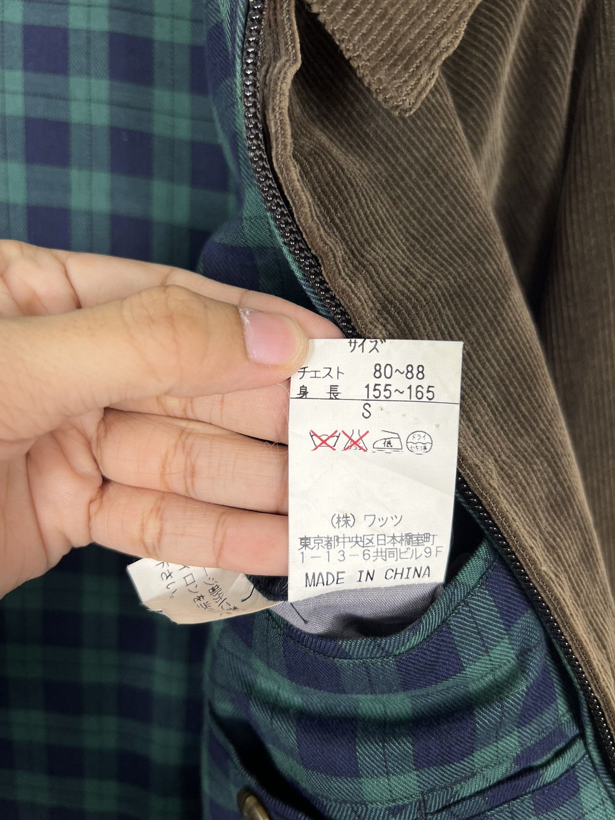 Japanese Brand 🔥 FKYM CHECKER LINER CORDUROY JACKET Size US M / EU 48-50 / 2 - 15 Thumbnail