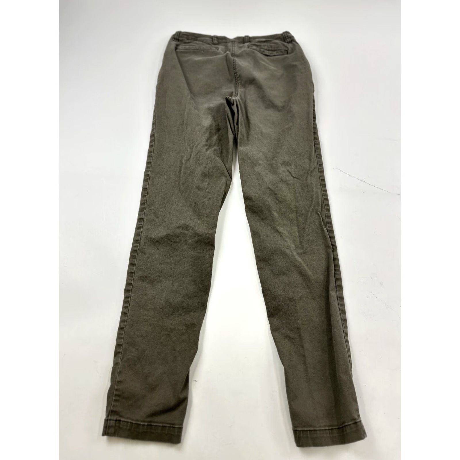 Boden Boden Pants Women’s 4 Brown Green Khaki Chino Trouser, Chino, Cotton, Tapered, Zip Button, Pockets, Regular, Brown Size 27" / US 4 / IT 40 - 2 Thumbnail
