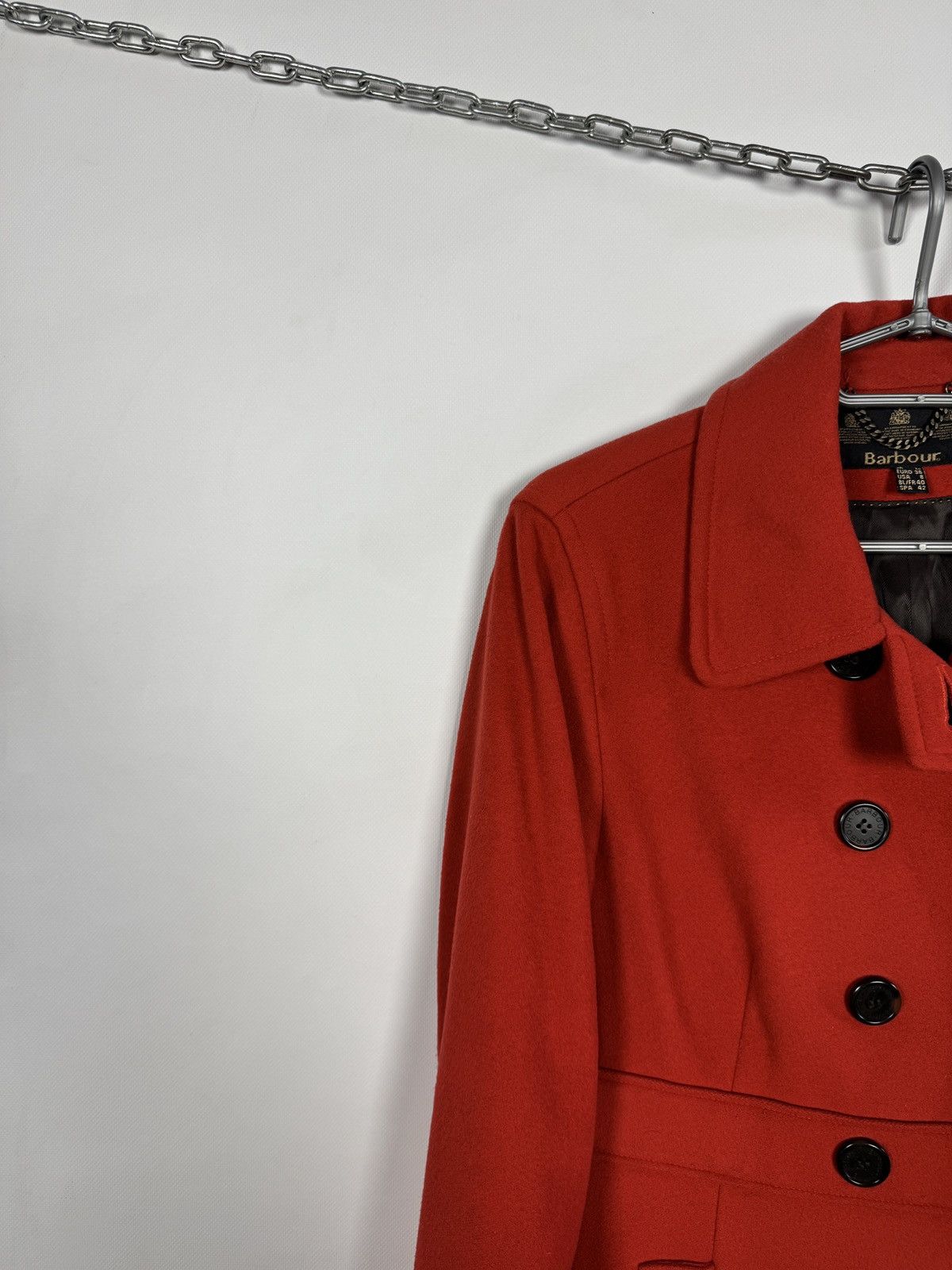 Barbour Barbour Wool Peacoat Double Breasted Classic Coat UK 12 US 8 Size M / US 6-8 / IT 42-44 - 3 Thumbnail