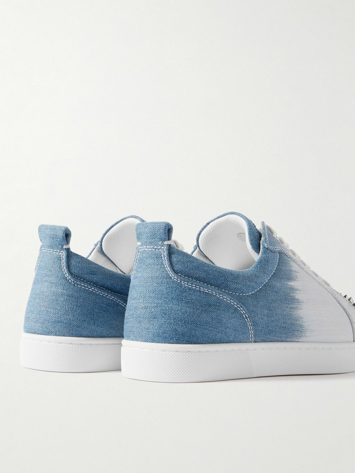 Christian Louboutin o1s1wg111025 Sneakers in White & Blue Size US 11 / EU 44 - 4 Thumbnail