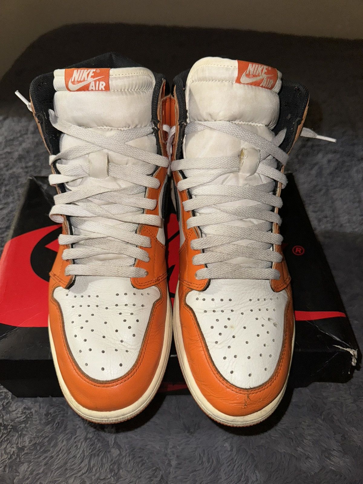 Jordan Brand × Nike Nike Jordan 1 Reverse Shattered Backboard Size US 12 / EU 45 - 4 Thumbnail