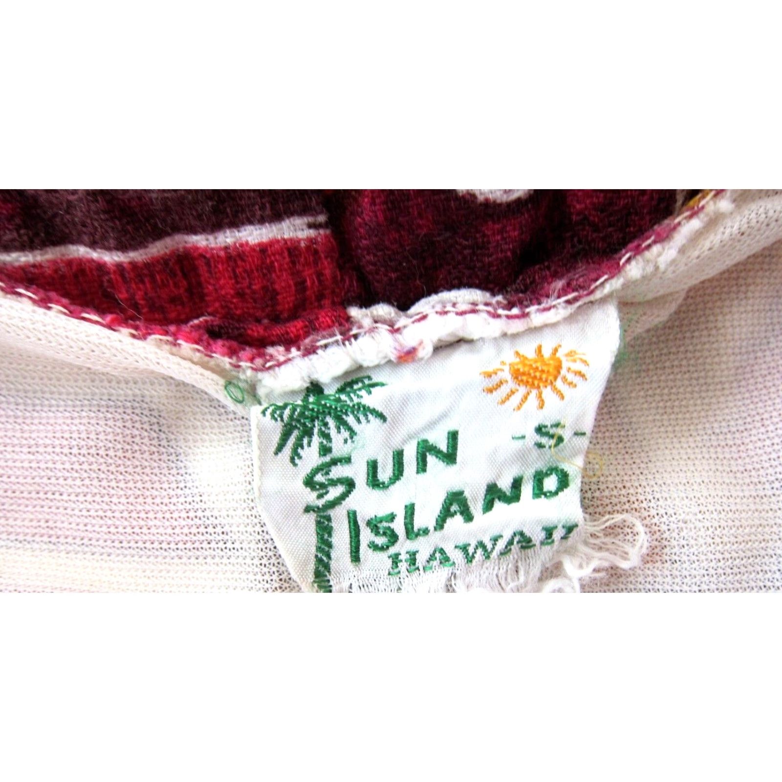 Pinko VINTAGE Sun Island Hawaii Pink Yellow Orange Low Rise Booty Short Women Small Size 28" / US 6 / IT 42 - 3 Thumbnail