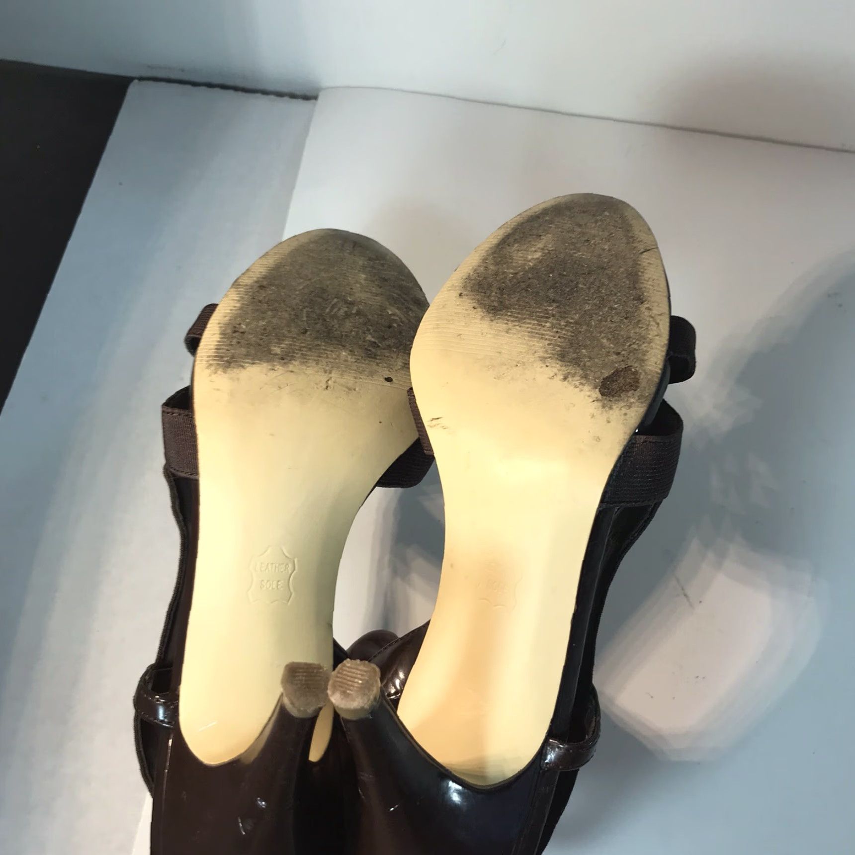 Apt. 9 Apt. 9 Women's Brown Strappy Heels Size 8.5M Open Toe 3in Stiletto Modern Size US 8.5 / IT 38.5 - 6 Thumbnail