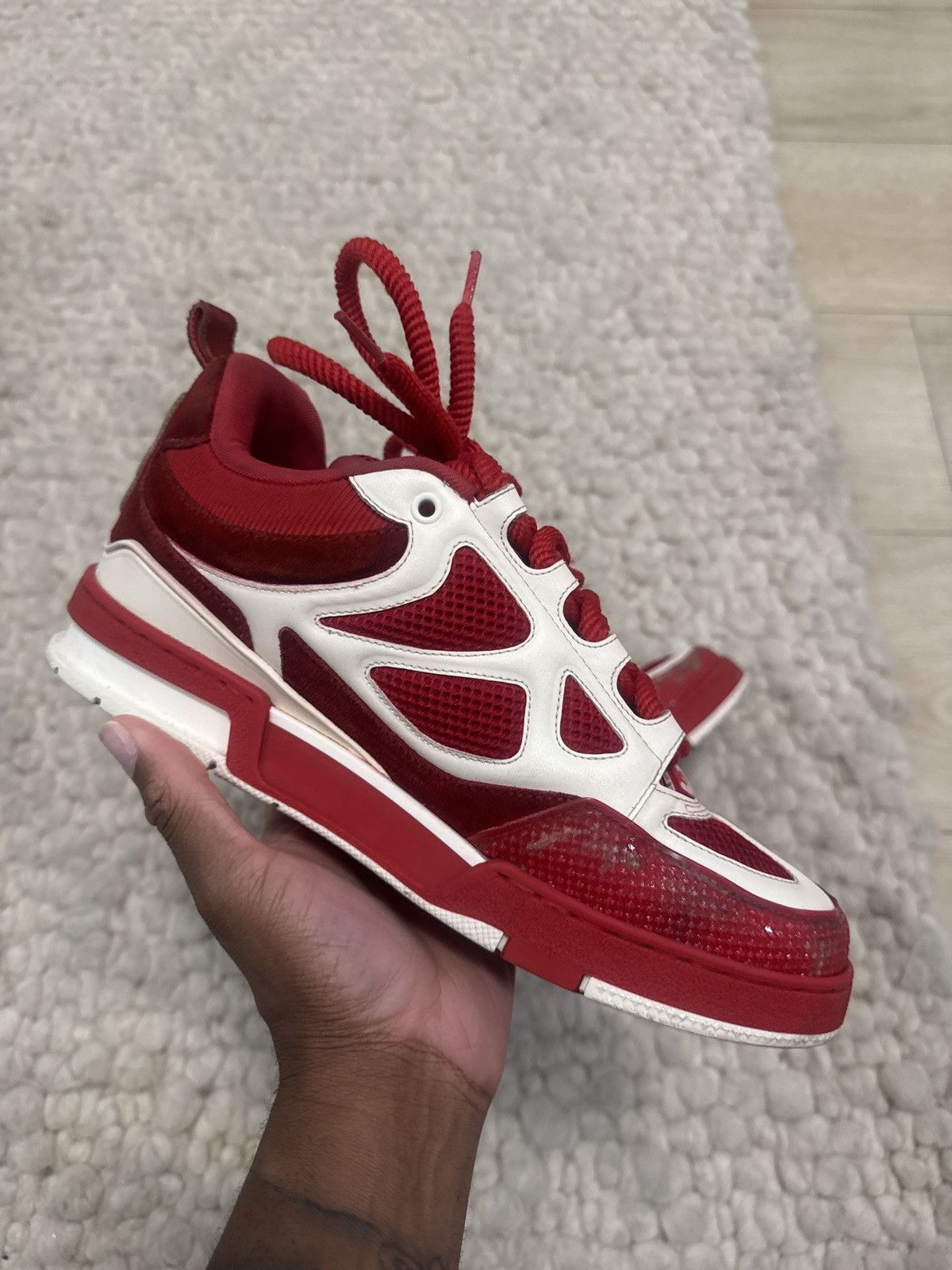 Louis Vuitton Louis Vuitton Skate Red Size US 10 / EU 43 - 4 Thumbnail