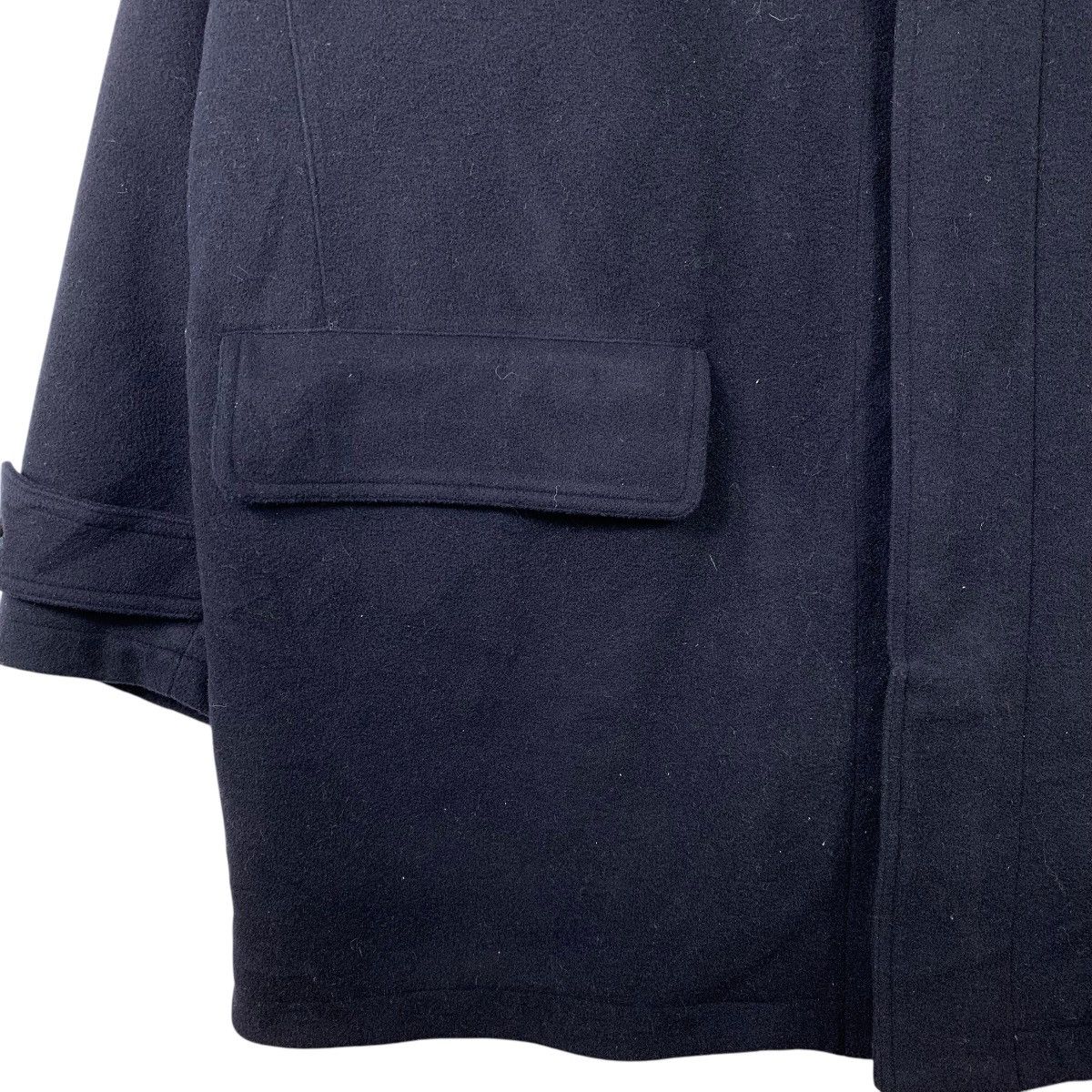Ermenegildo Zegna ERMENEGILDO ZEGNA Italian Designer Wool Long Coat Jacket Size US XL / EU 56 / 4 - 5 Thumbnail