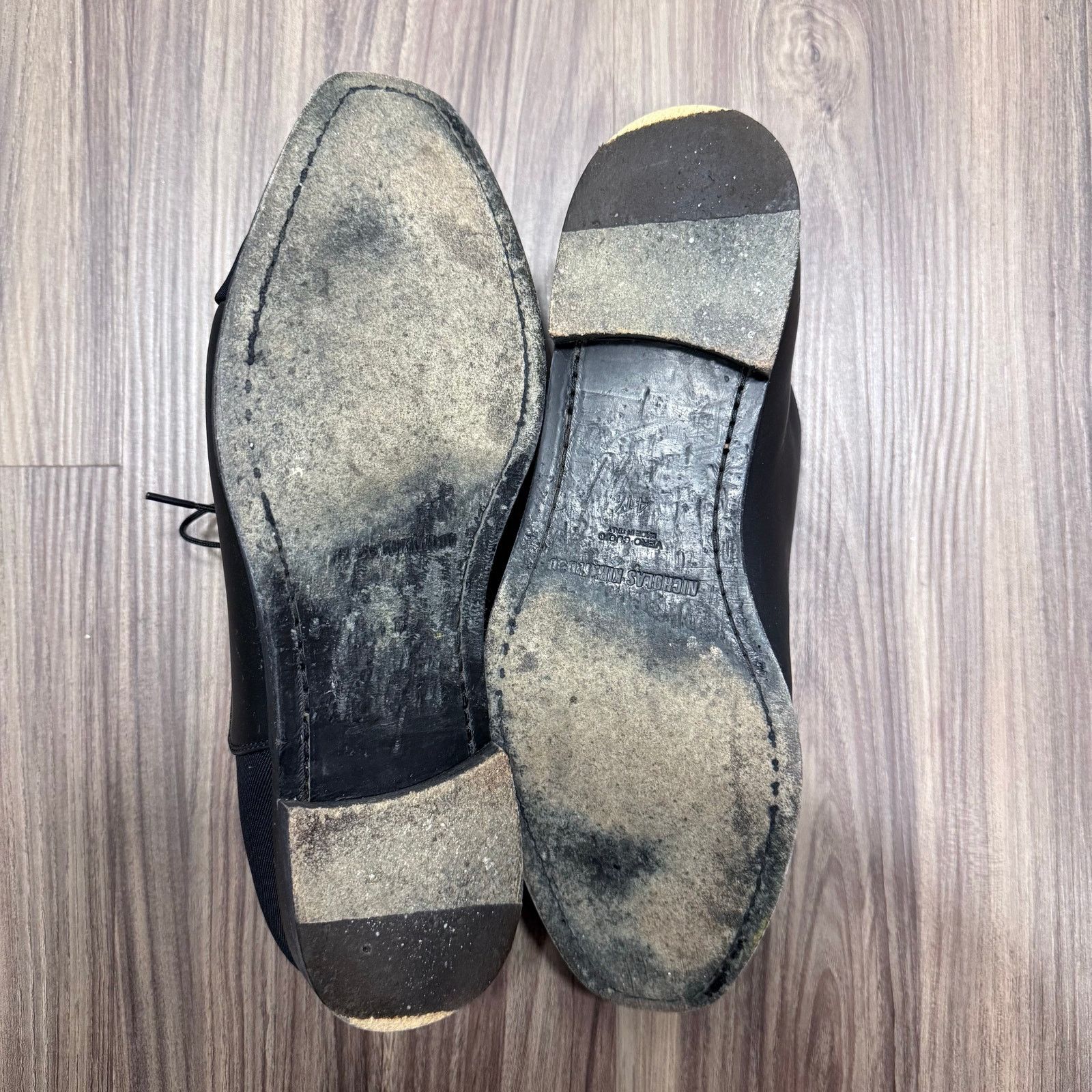 Nicholas Kirkwood Nicholas Kirkwood Italian Mixed-Media Derby Shoes Black 41.5 Size US 8.5 / EU 41-42 - 5 Thumbnail