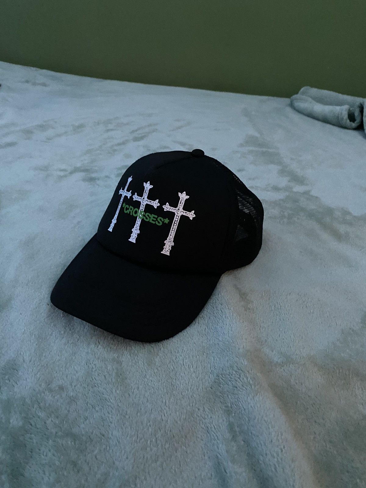 MNML × Vintage Black Crossed Trucker Cap Size ONE SIZE - 2 Thumbnail