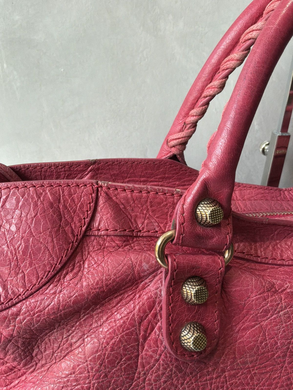 Balenciaga Balenciaga - Classic City Pink Lambskin Bag Size ONE SIZE - 17 Thumbnail
