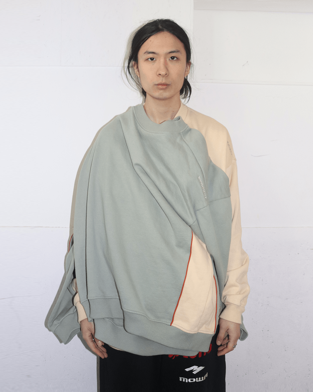 Y/Project Y/Project AW18 Double Layer Sweatshirt Yellow & Green Size US S / EU 44-46 / 1 - 2 Thumbnail