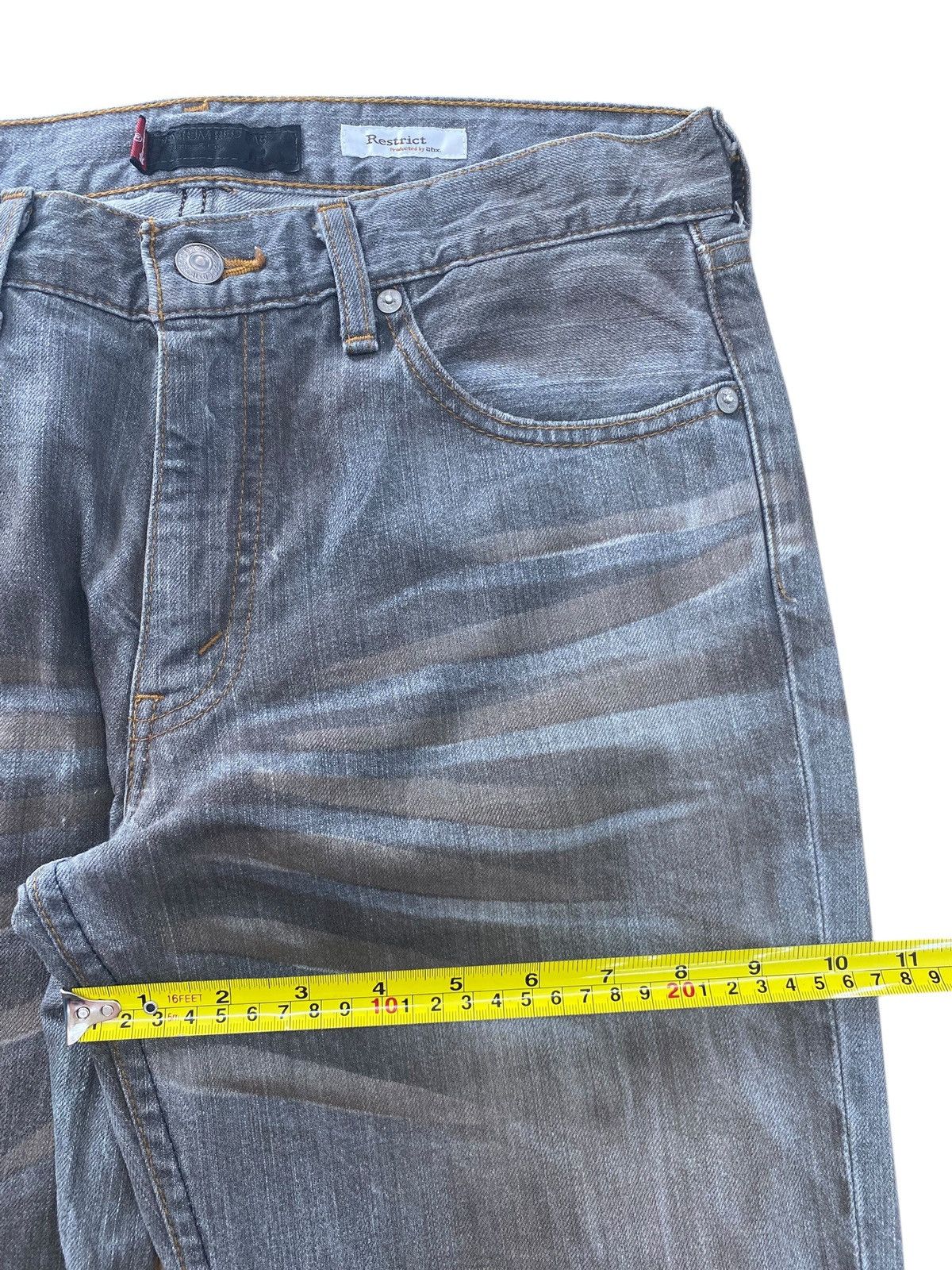Levi's Levi’s Mud Wash Whiskered Style Straight Leg Jeans Size US 32 / EU 48 - 7 Thumbnail