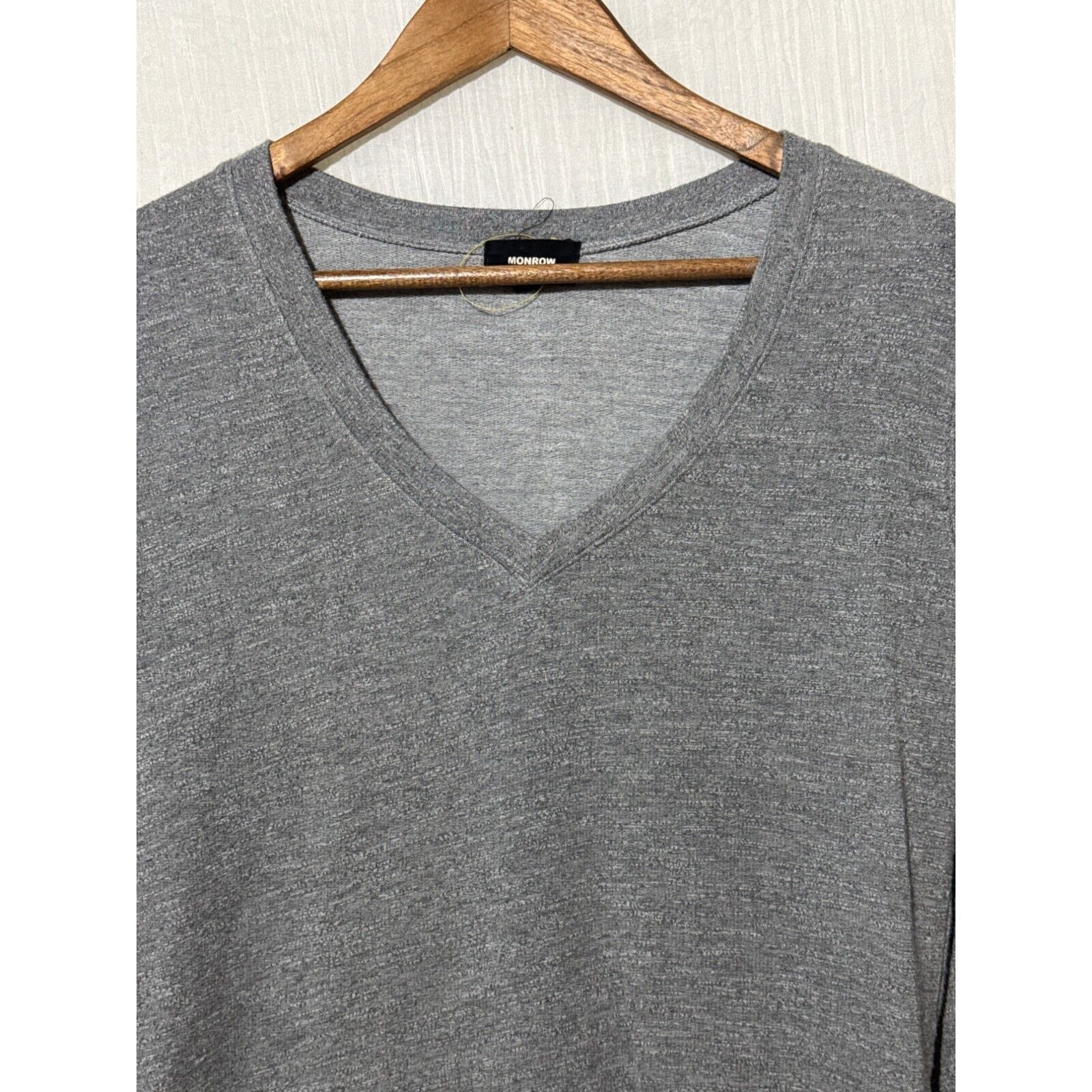 MONROW Monrow Sweatshirt Women's Size XS Pullover Dark Heather Size XS / US 0-2 / IT 36-38 - 3 Thumbnail