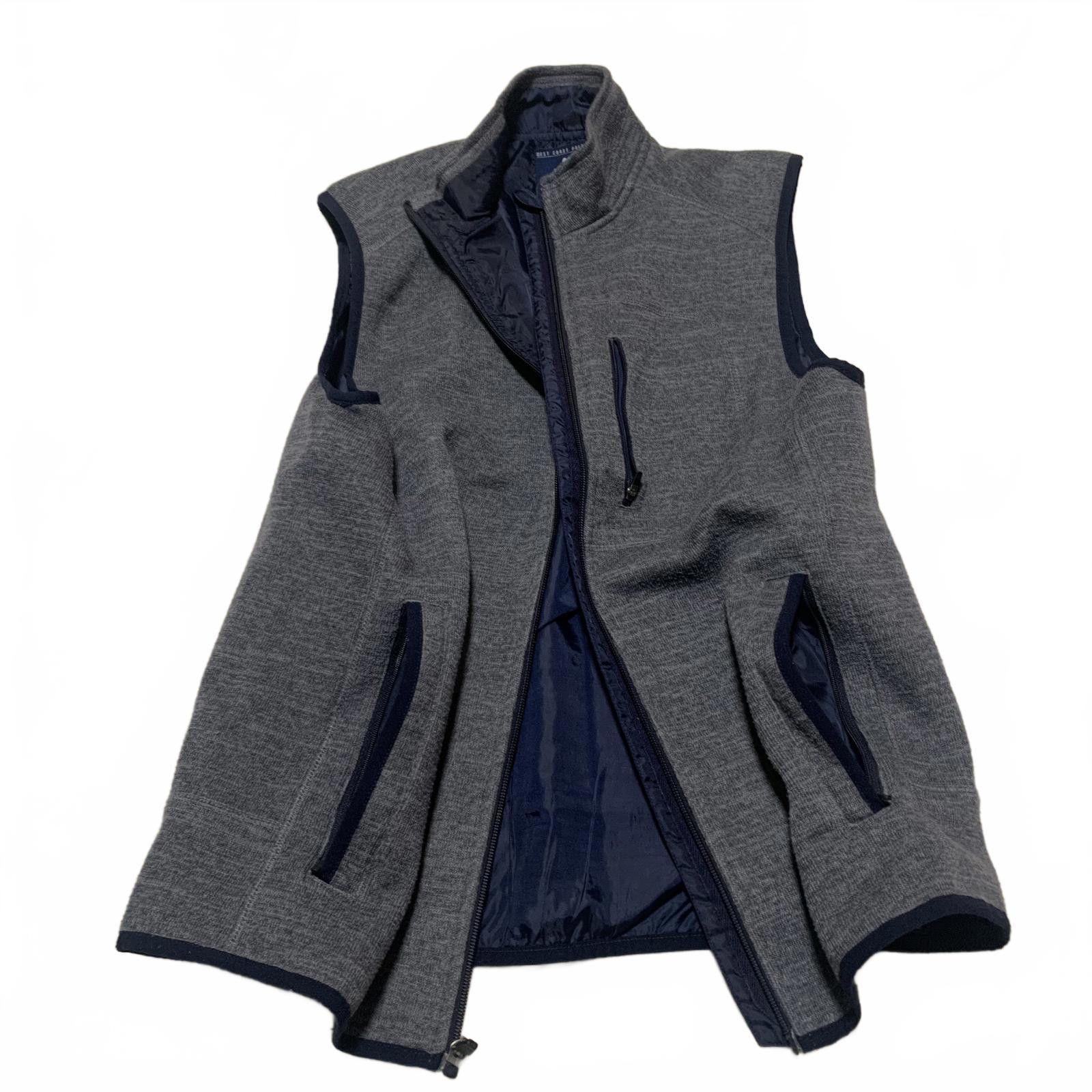johnnie-O Johnnie-O West Coast Prep Men's Size Medium Grey Fleece Vest Size US M / EU 48-50 / 2 - 9 Thumbnail