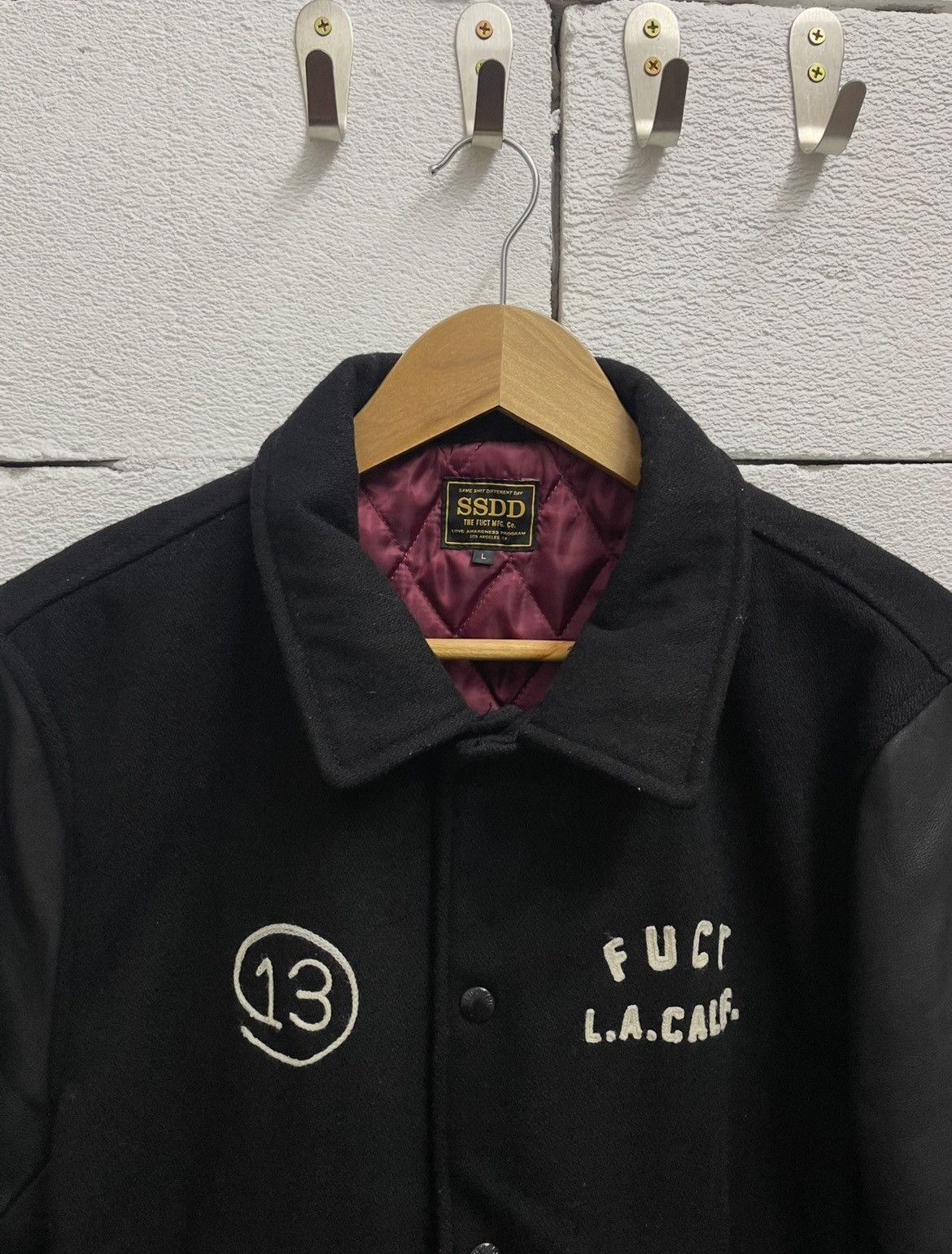 FUCT Fuct Varsity Wool Jacket Size US L / EU 52-54 / 3 - 3 Thumbnail