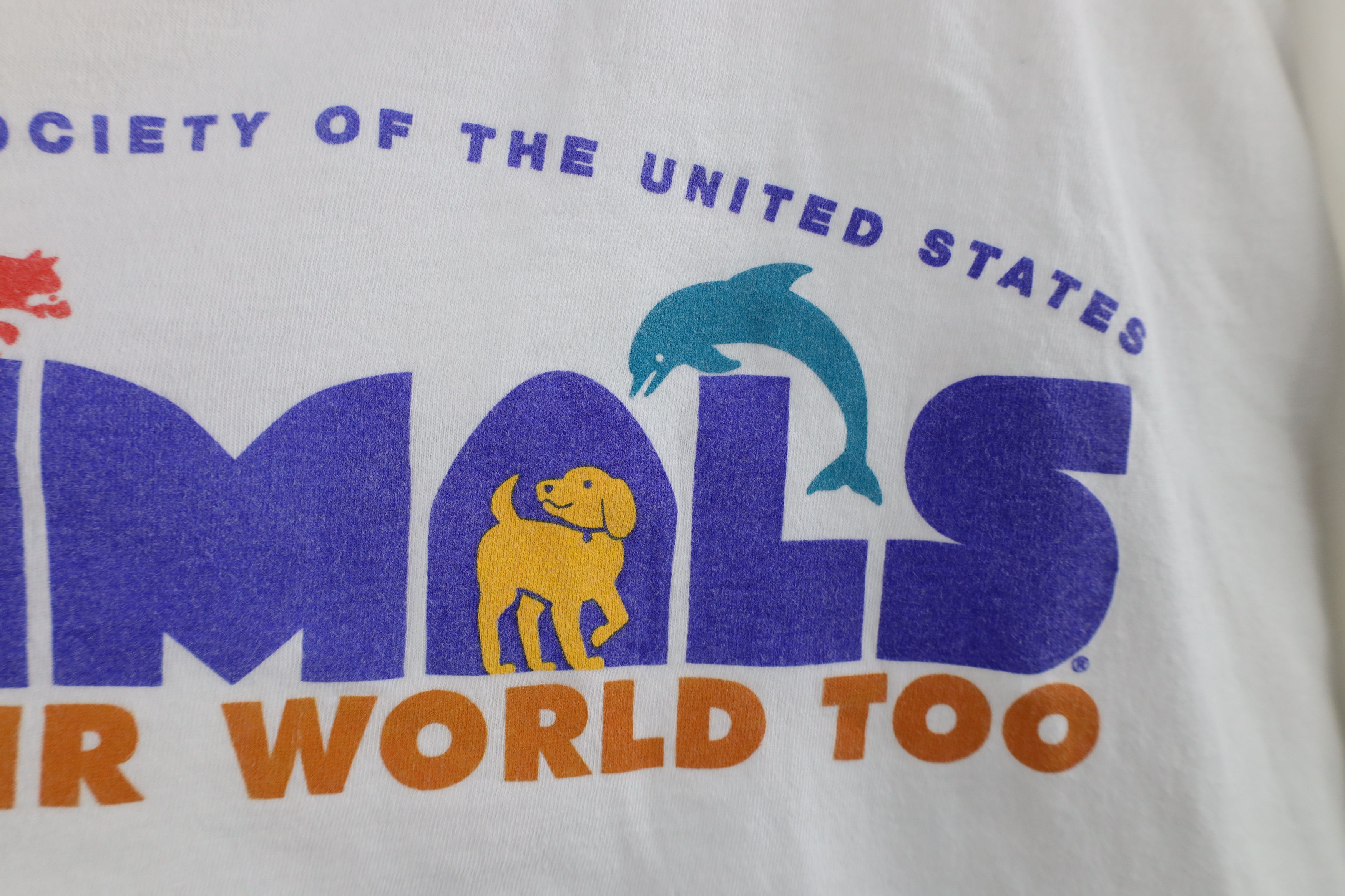 Vintage Vintage Y2K 2000 Society of the United States HSUS T-Shirt Size L / US 10 / IT 46 - 6 Thumbnail