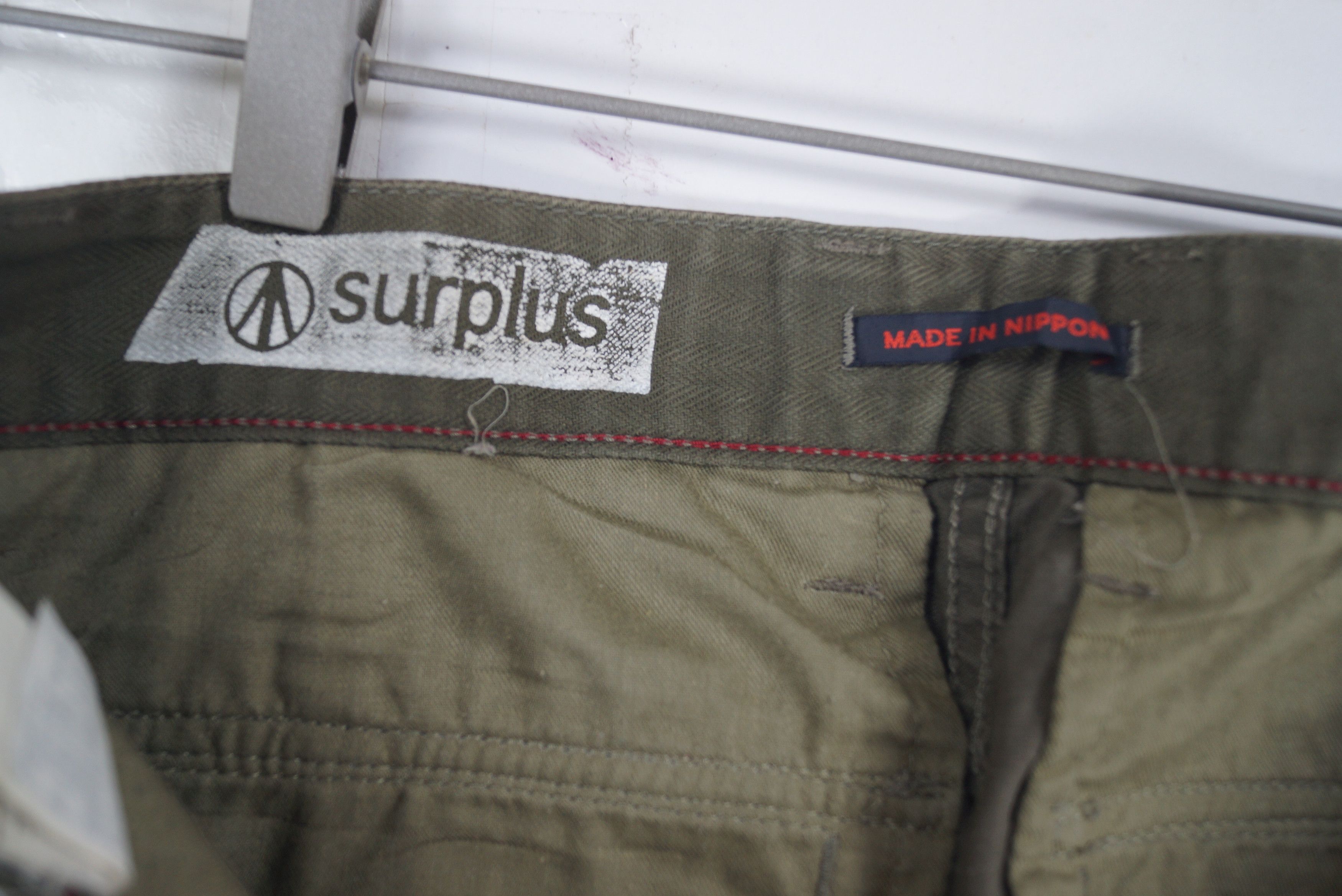 Vintage Rare Cargo Pants Surplus Nippon Nice Design Size US 33 - 4 Thumbnail