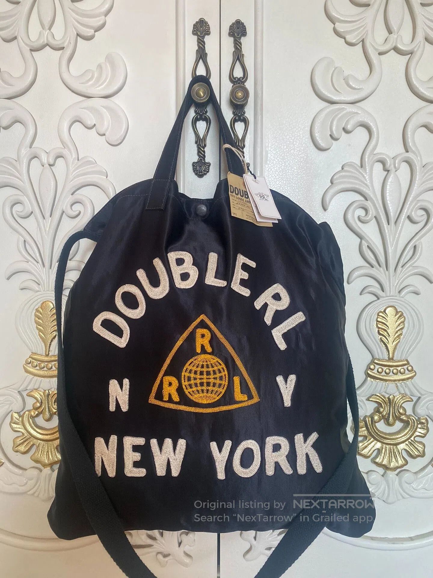 RRL Ralph Lauren Double RL RRL Tote Bag Black. Size ONE SIZE - 1 Thumbnail