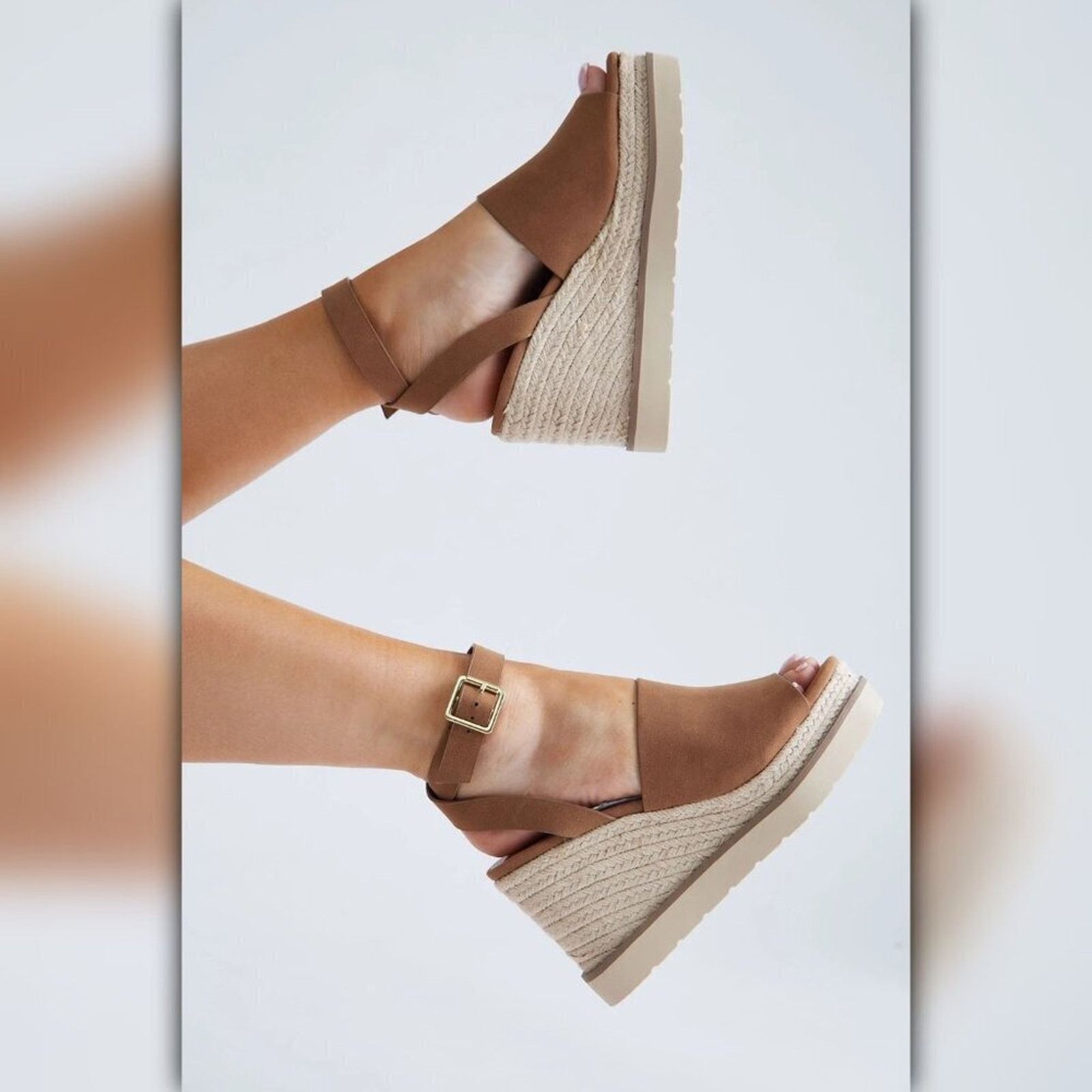 Other • A039 • (7.5) NWT Cloudfeel Ankle Strap Espadrille Wedge Size US 7.5 / IT 37.5 - 2 Thumbnail