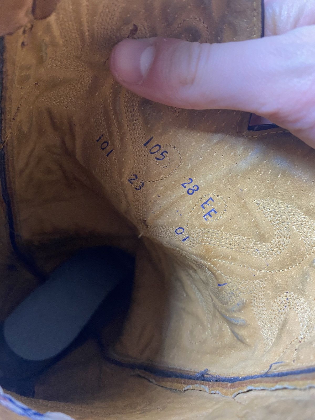 Designer × Vintage Western cowboy boots Size US 9.5 / EU 42-43 - 6 Thumbnail