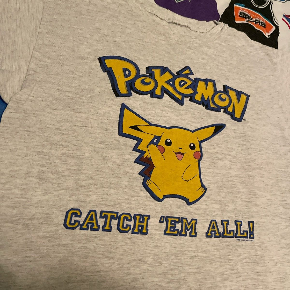 Pokemon × Vintage Vintage 1999 Pikachu Pokémon Catch ‘Em All Nintendo Tee Size US XS / EU 42 / 0 - 3 Thumbnail
