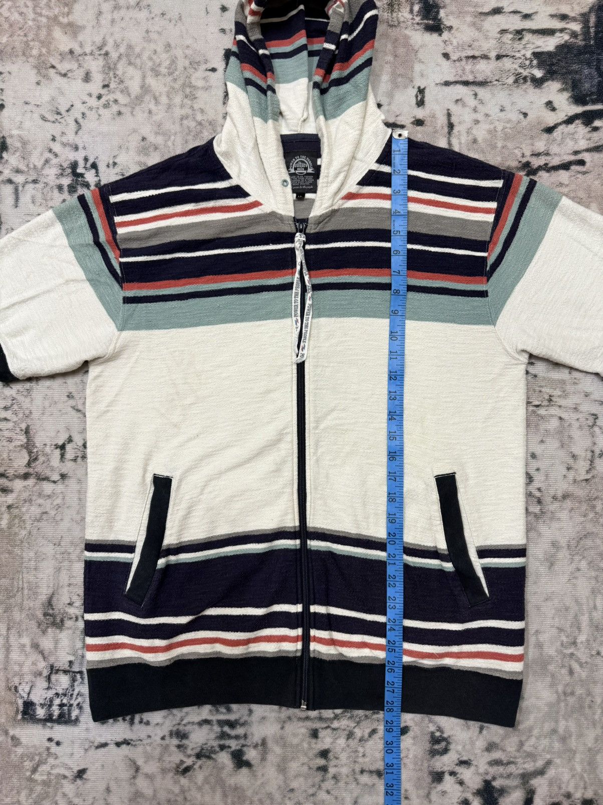 Japanese Brand Power to the people culture mix Short Sleeve Sweater Hoodie Size US M / EU 48-50 / 2 - 12 Thumbnail