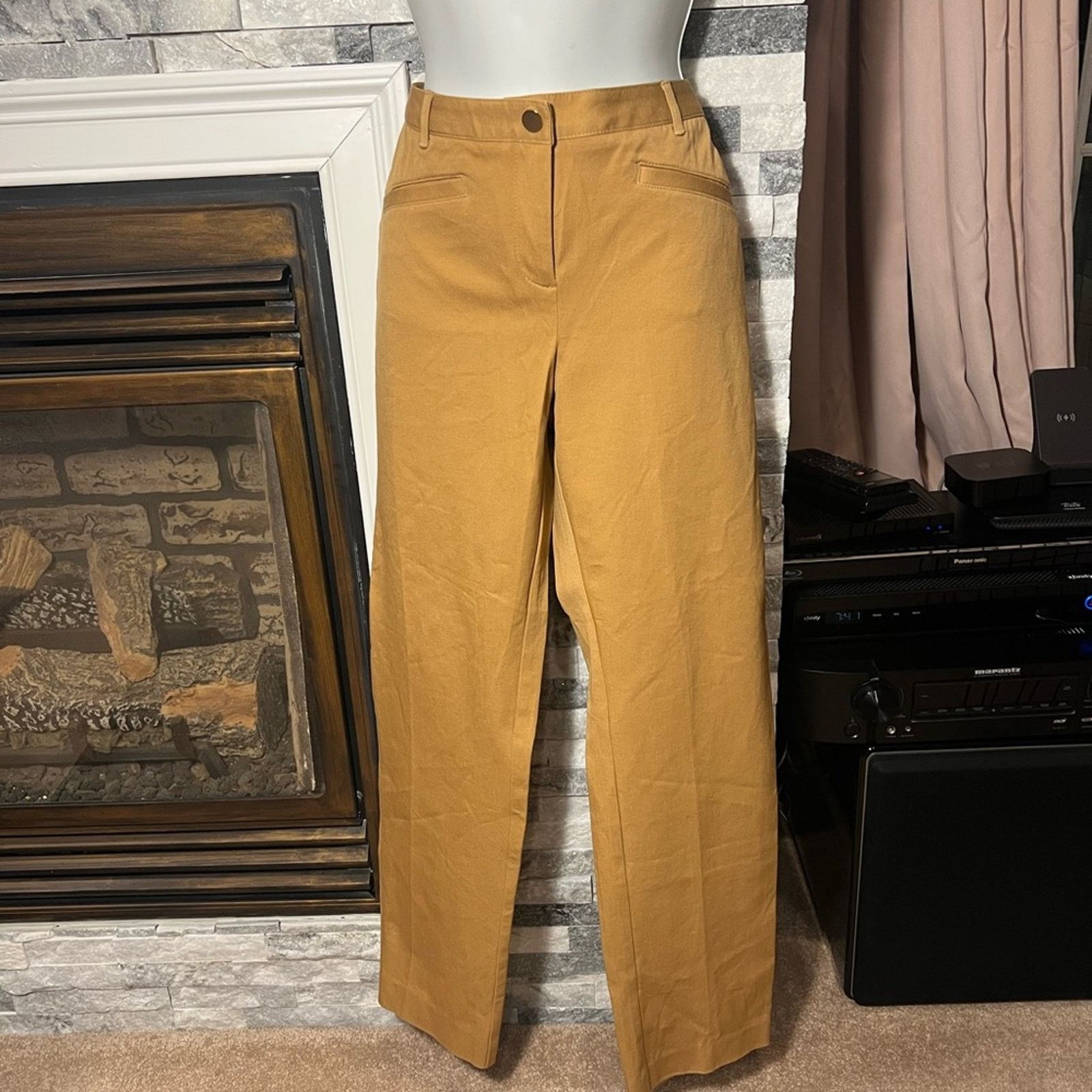 Charter Club Charter Club Women's Khaki Chinos Size 34" / US 12 / IT 48 - 4 Thumbnail